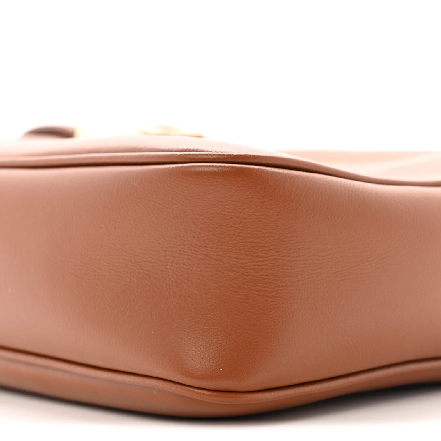 Calfskin Gancio Small Archive Camera Case Natural Brown - Image 9