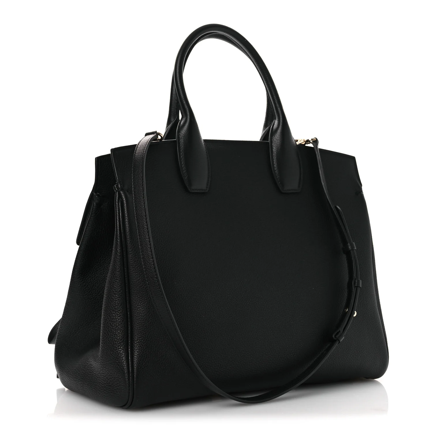 Calfskin Large Studio Bag Black - Image 3