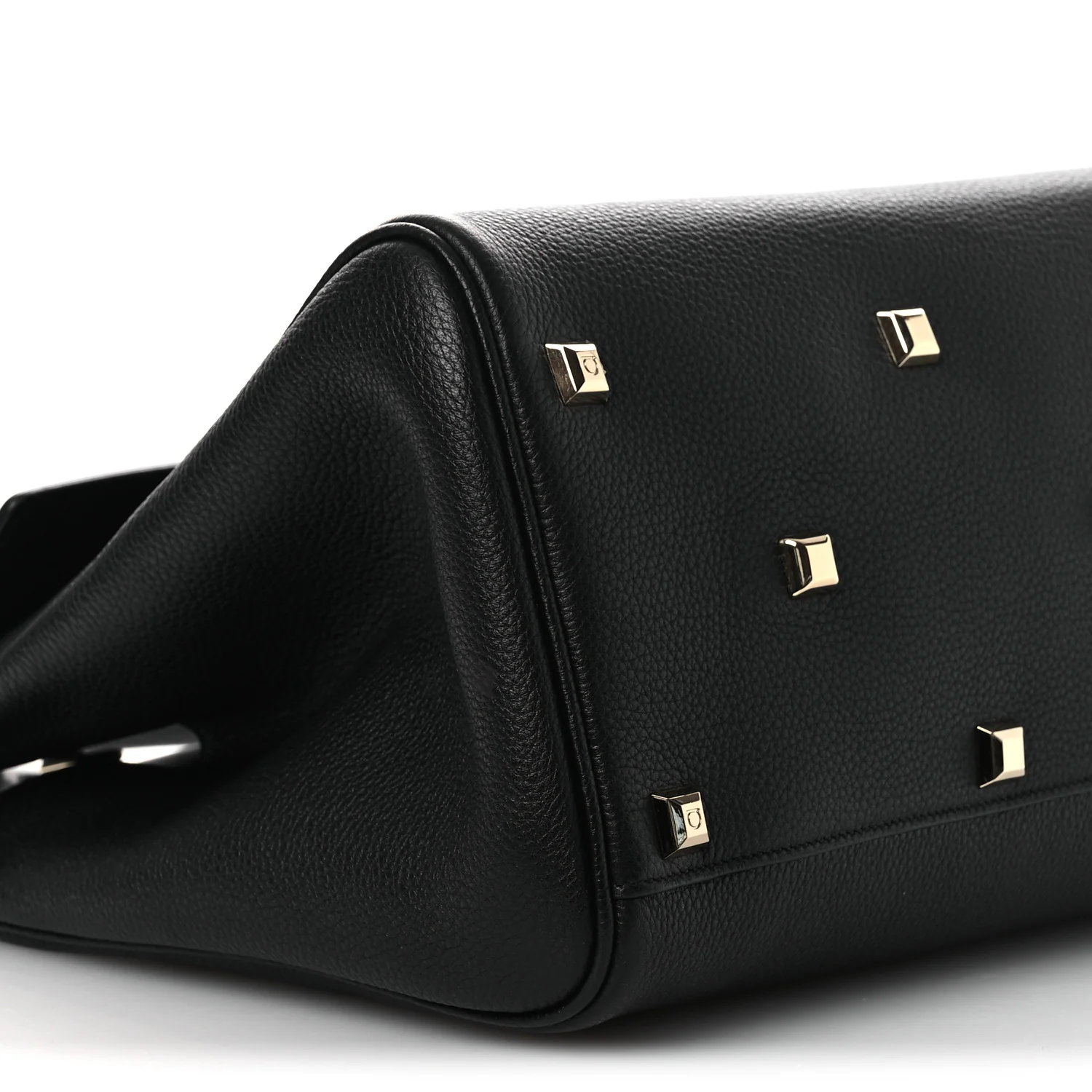 Calfskin Large Studio Bag Black - Image 8