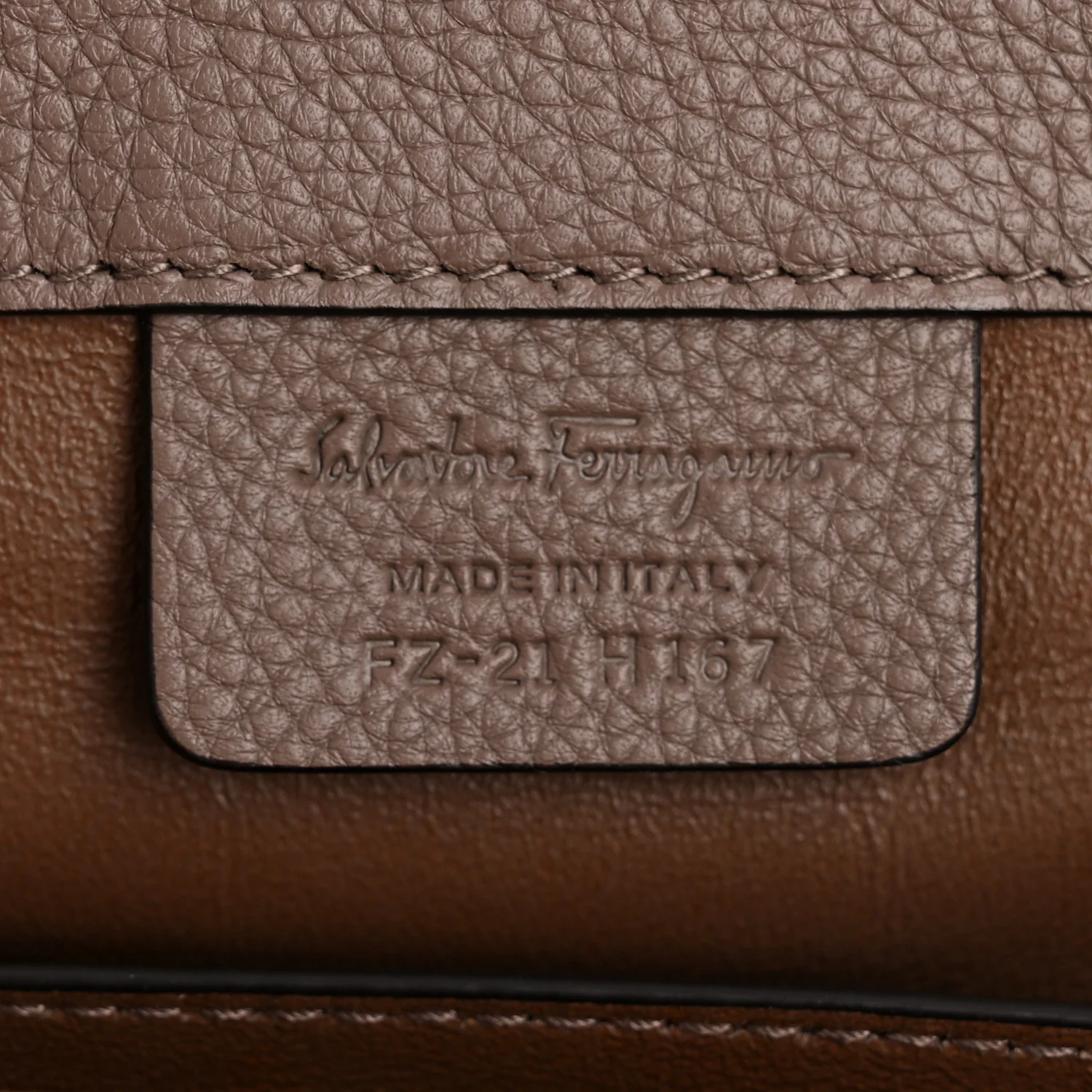 Calfskin Large Studio Bag Caraway Seed - Image 7
