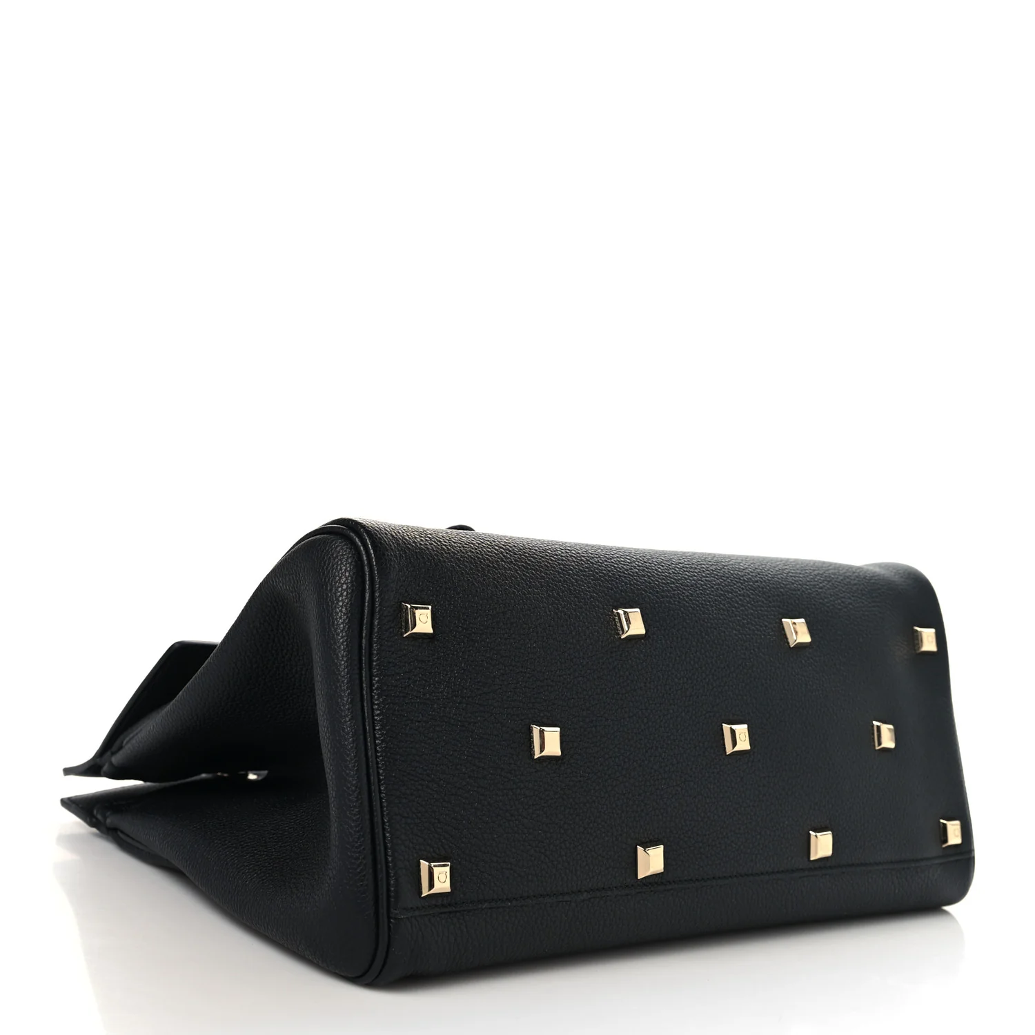Calfskin Large The Studio Bag Black - Image 4