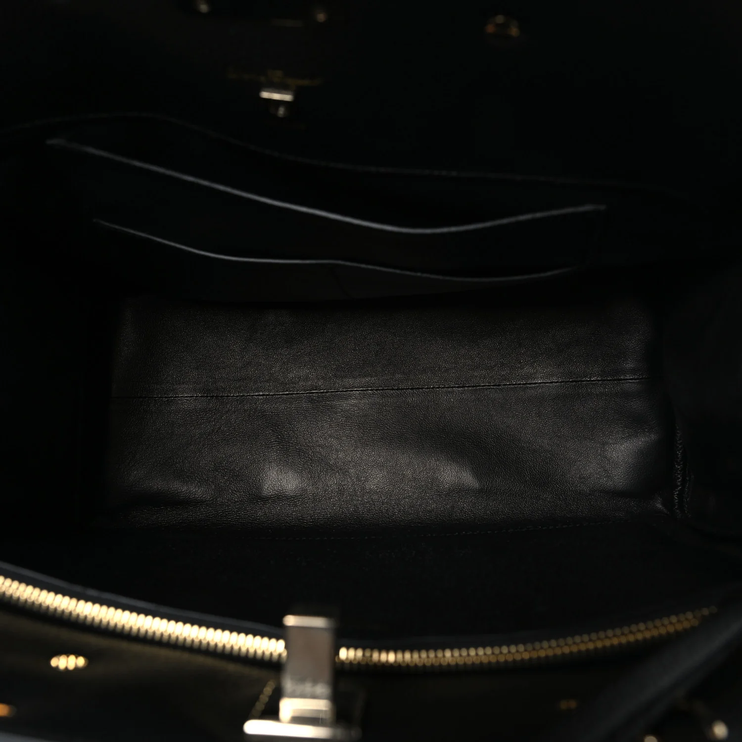 Calfskin Large The Studio Bag Black - Image 5