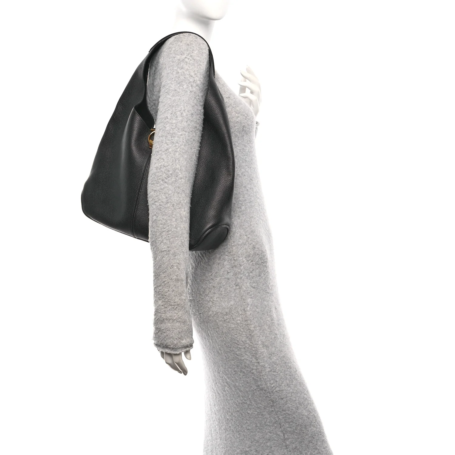 Calfskin Margot Hobo Black - Image 2