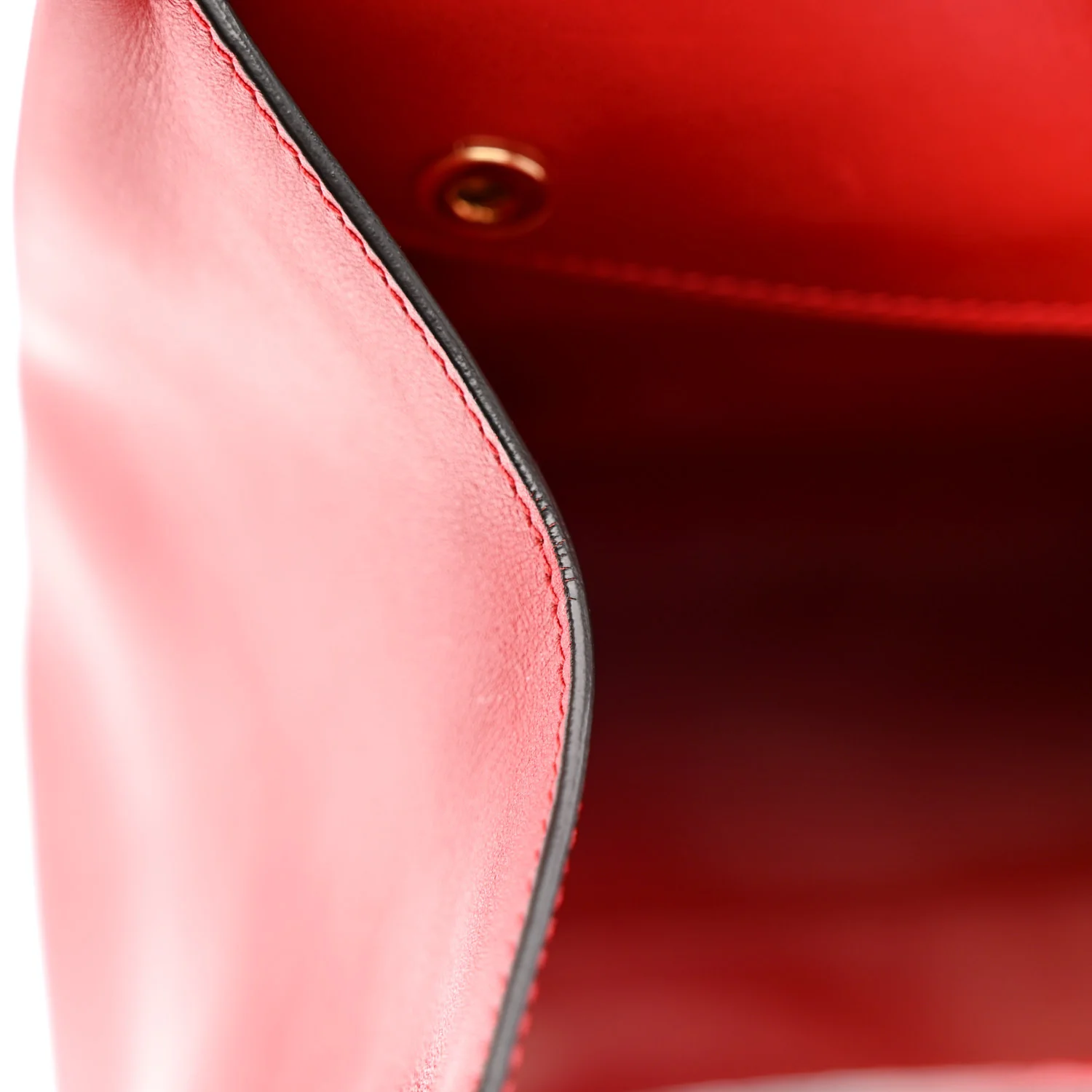 Calfskin Medium The Studio Bag Red - Image 16