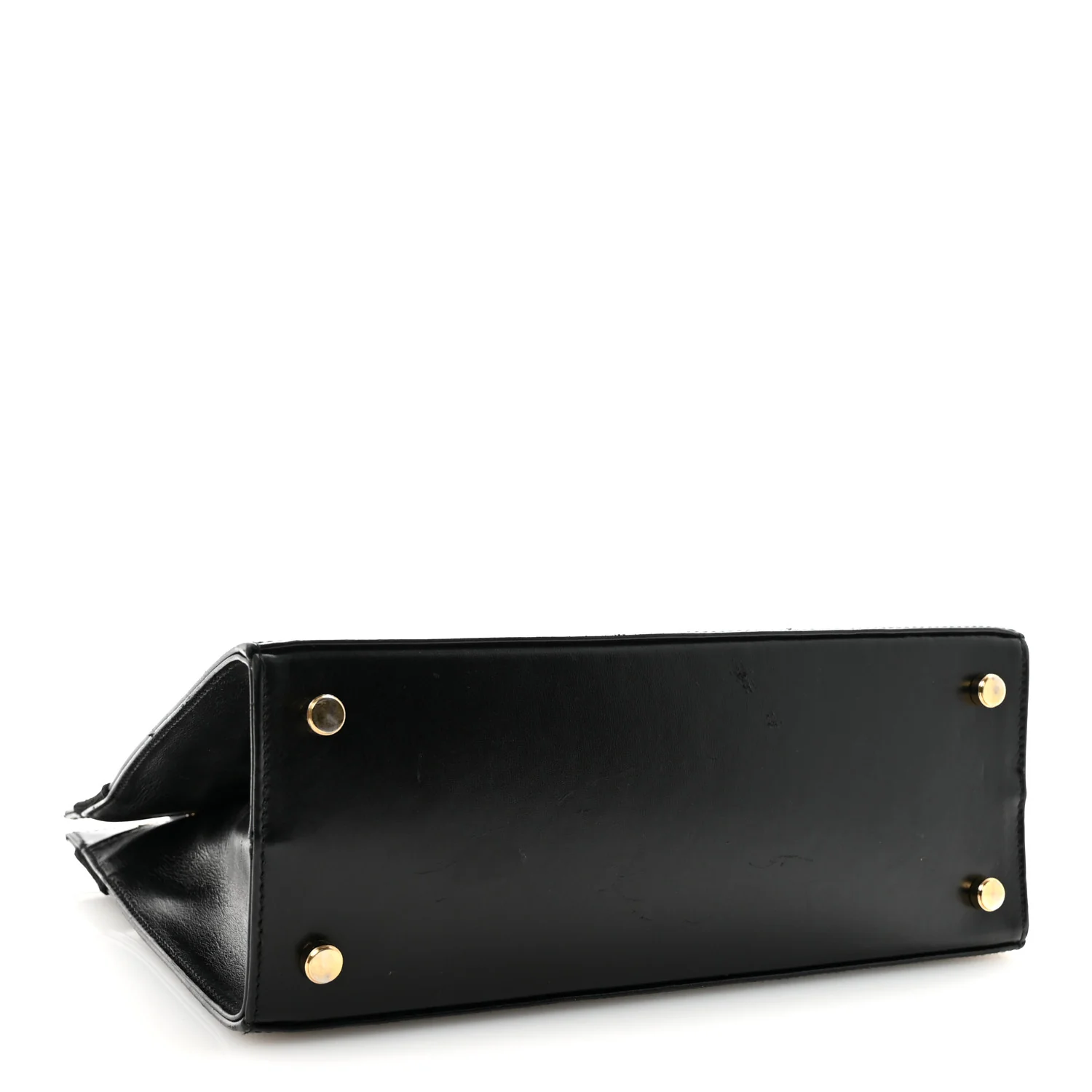 Calfskin Medium Vara Bow Top Handle Tote Black - Image 4