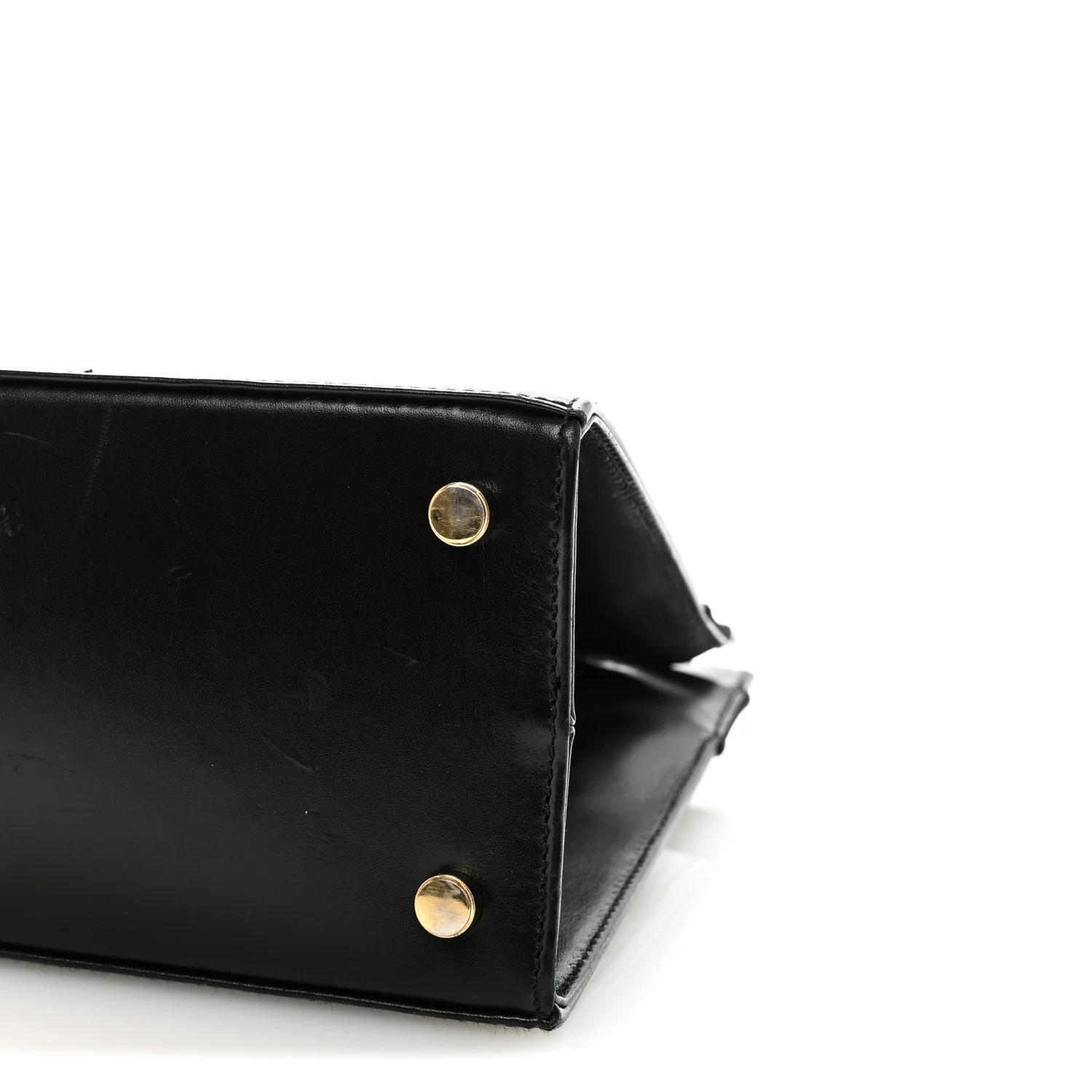 Calfskin Medium Vara Bow Top Handle Tote Black - Image 9
