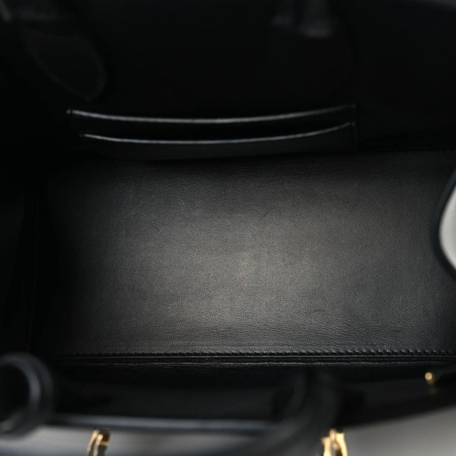 Calfskin Mini Hug Bag Black - Image 5