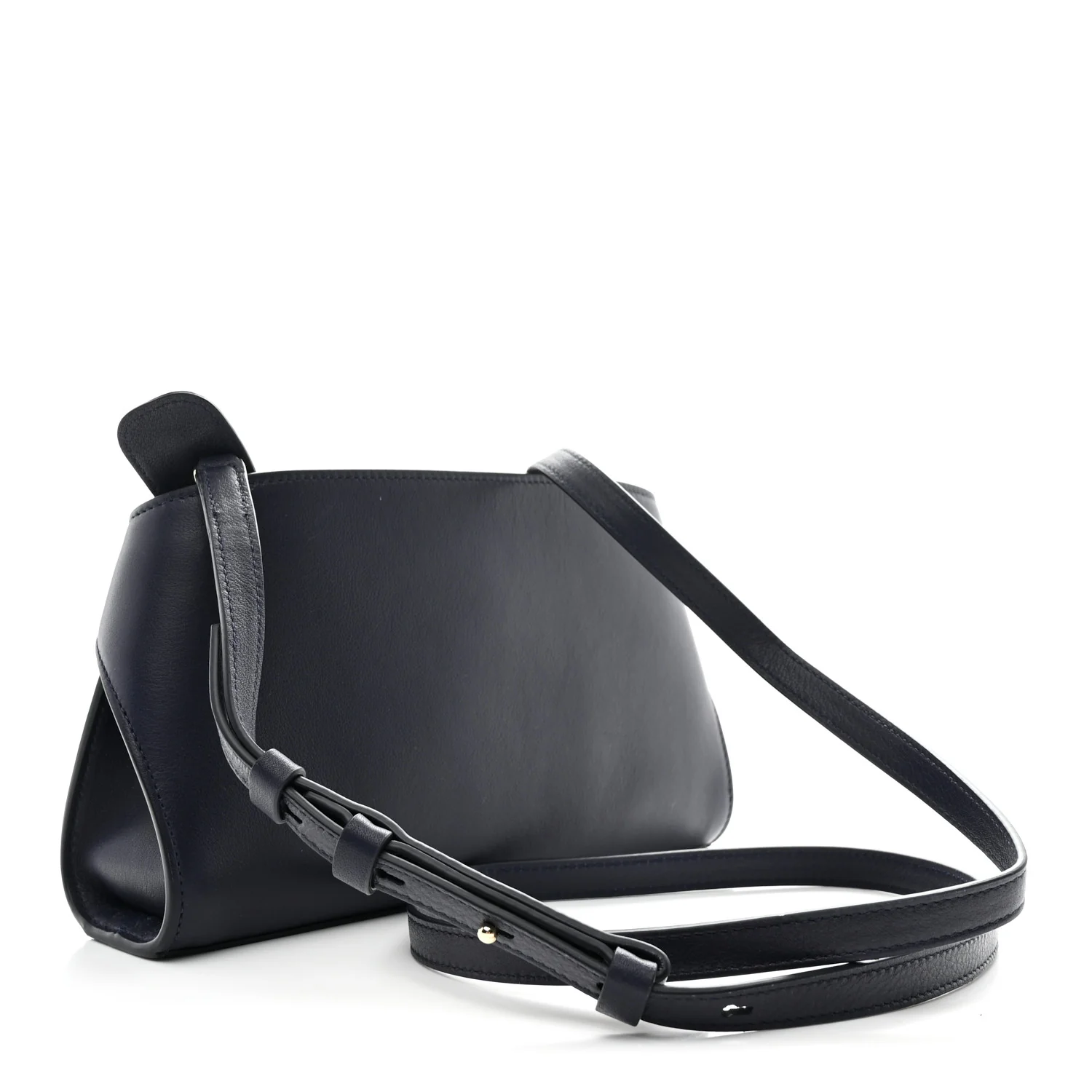 Calfskin Mini Hug Crossbody Bag Midnight - Image 3
