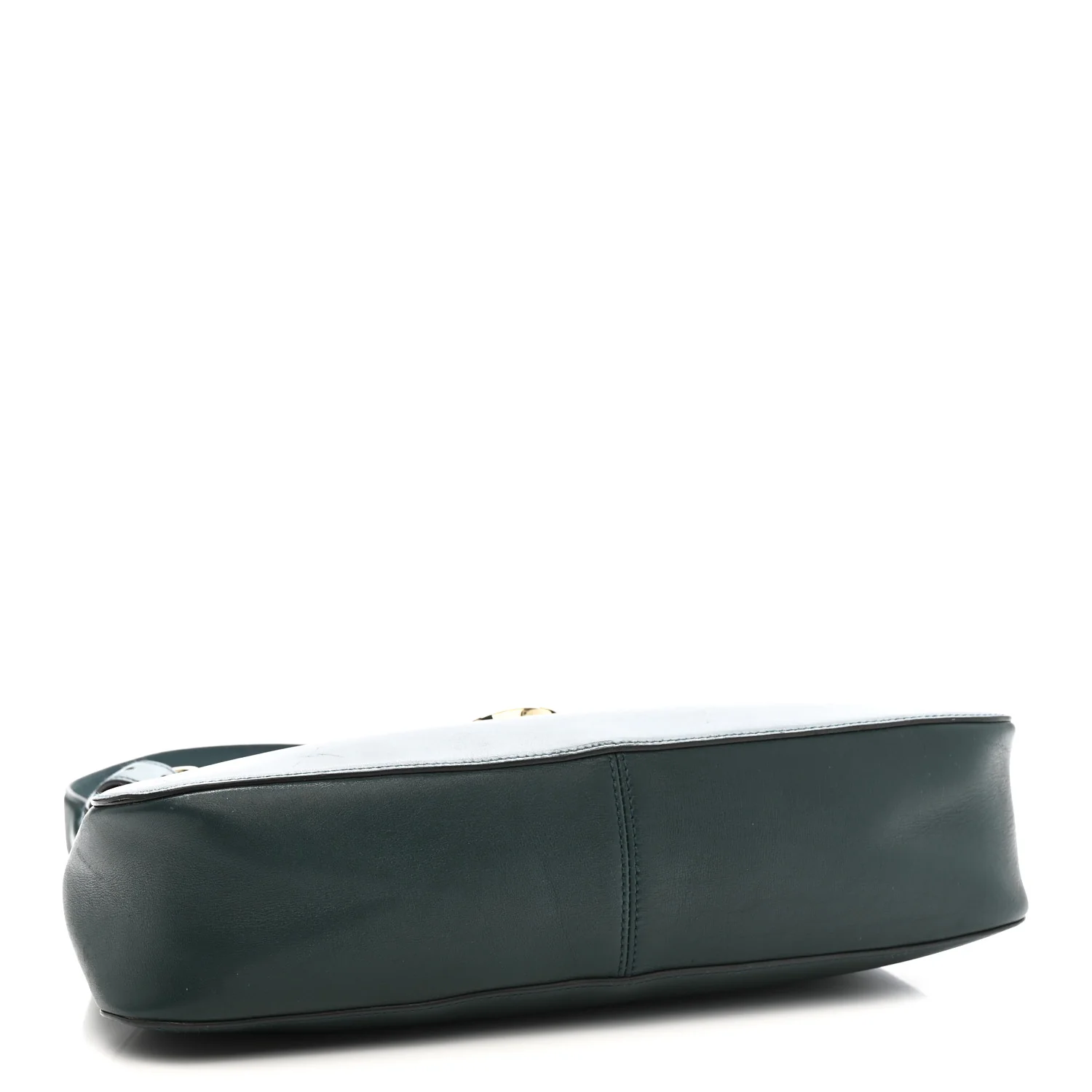 Calfskin Small Fanisa Gancini Hobo Green - Image 4
