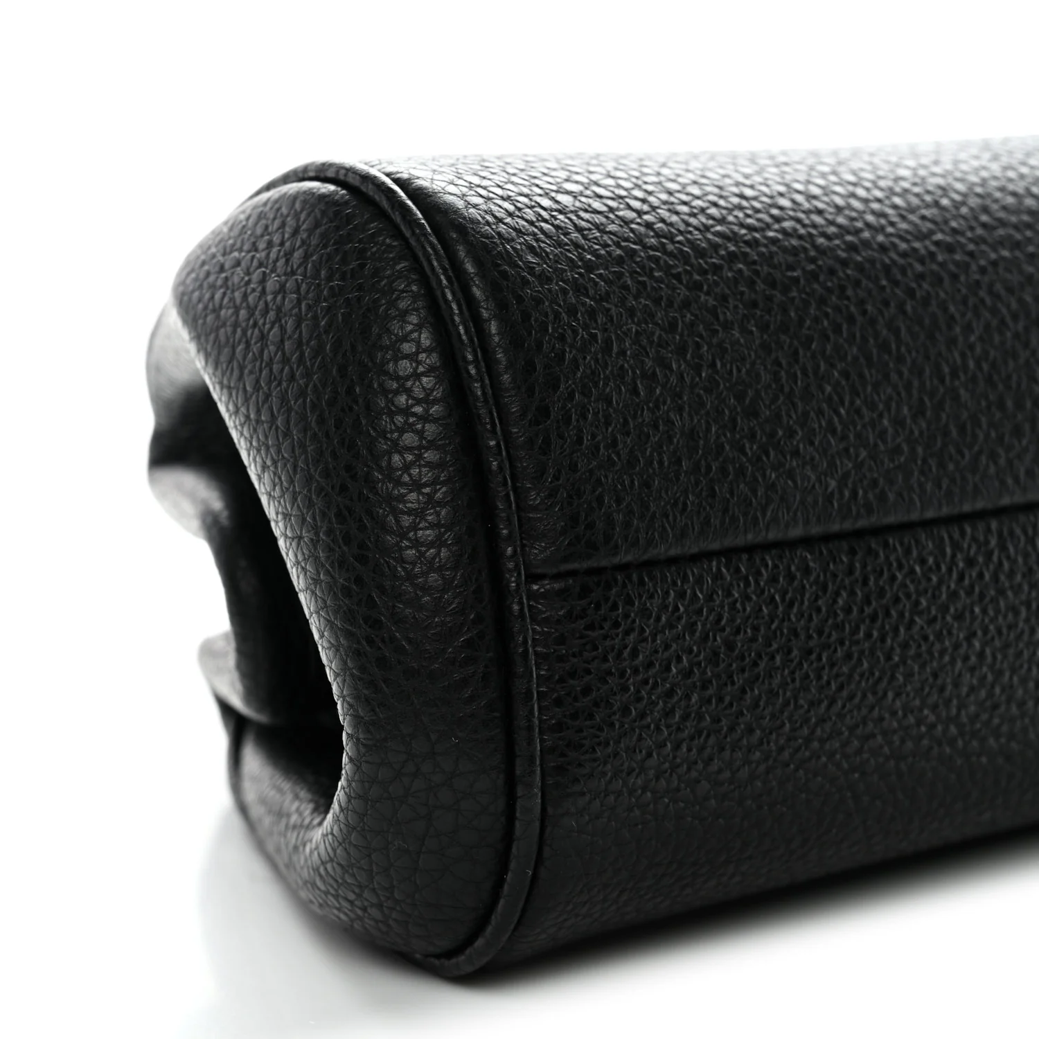 Calfskin Small Gancini Crossbody Black - Image 8