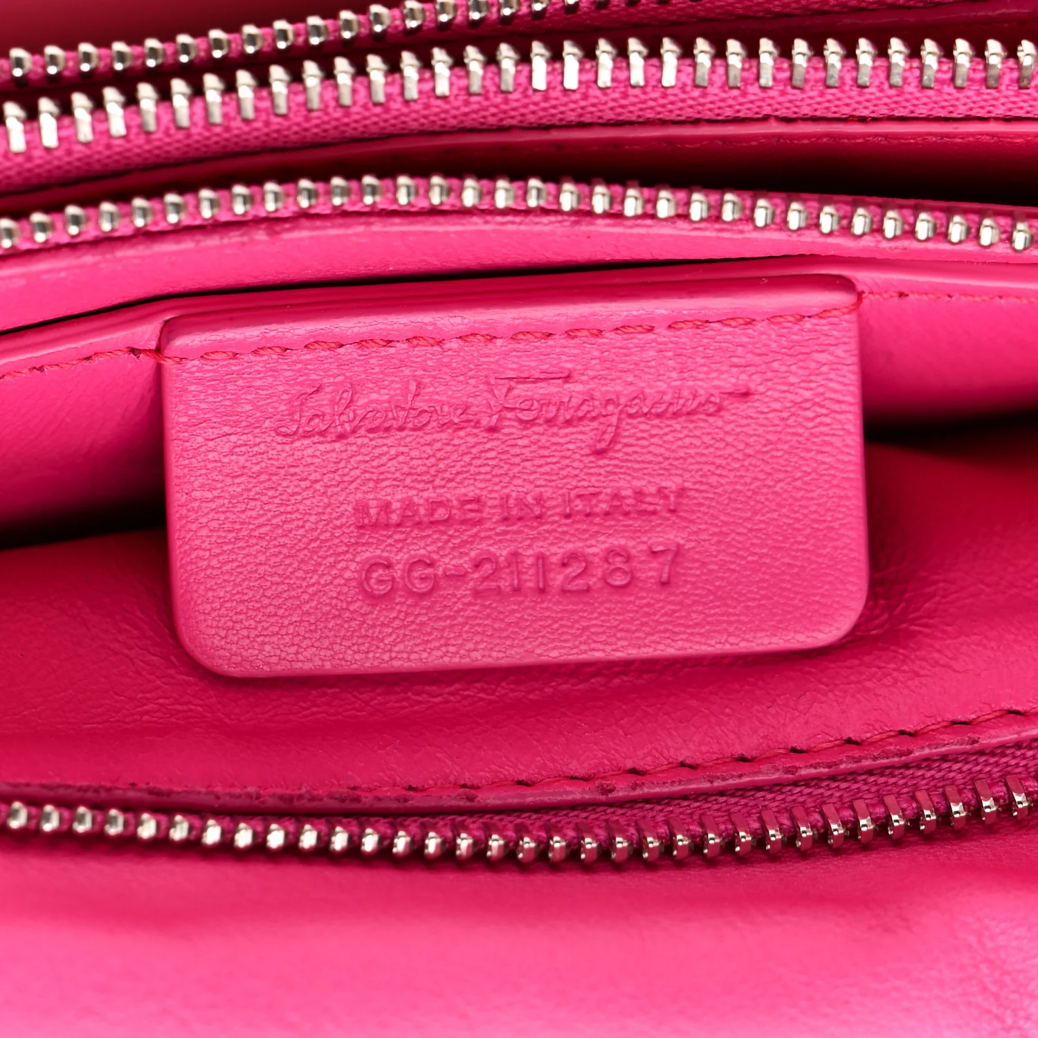 Calfskin Small Viva Bow Shoulder Bag Hot Pink - Image 8