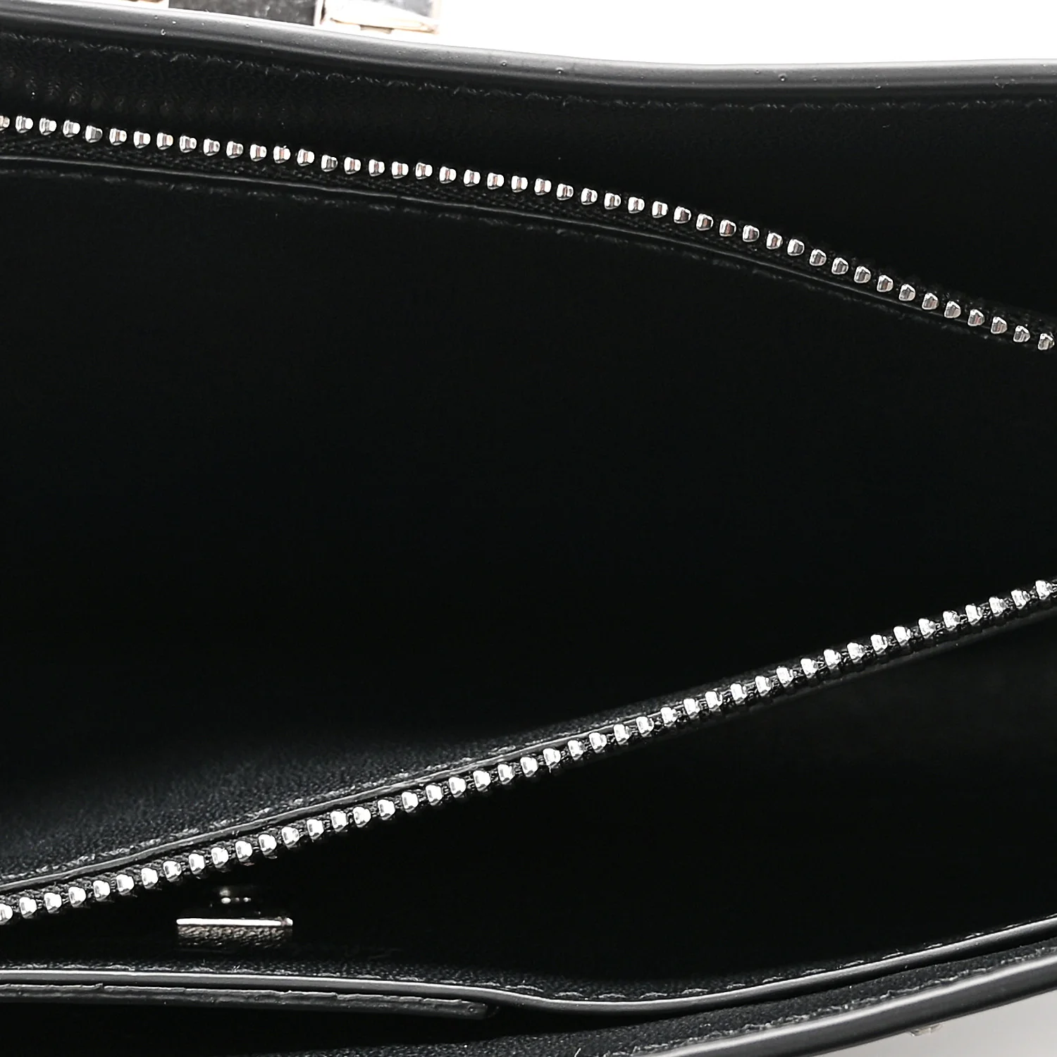 Calfskin Studded Trifolio Shoulder Bag Black - Image 5