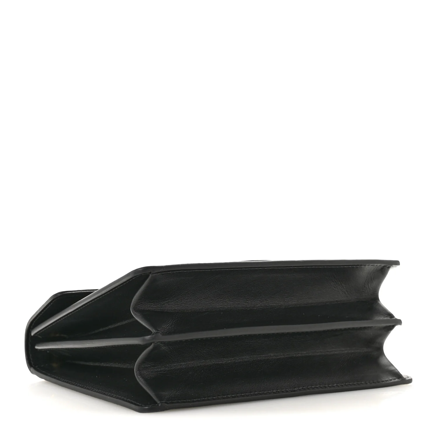 Calfskin Thalia Flap Shoulder Bag Black - Image 4