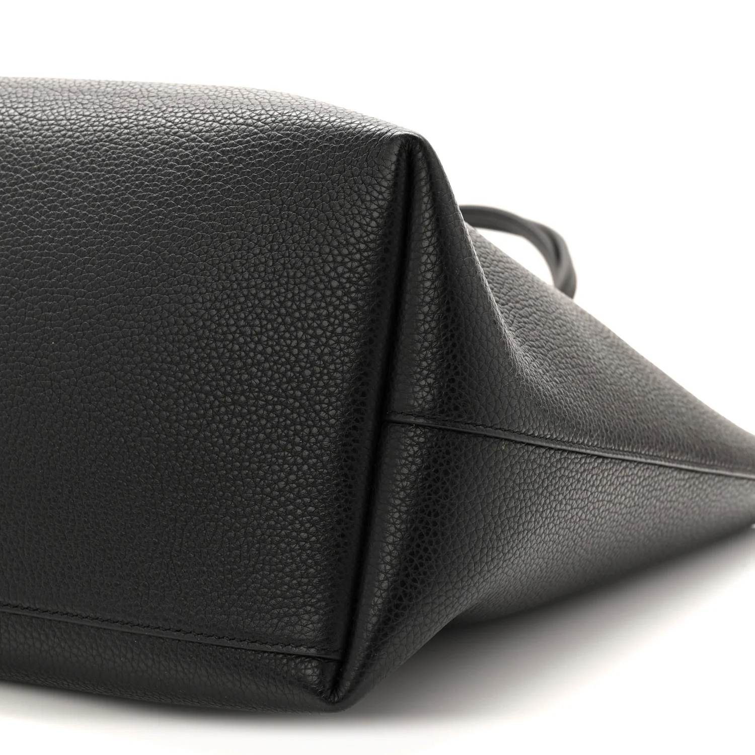 Calfskin Travel Tote Black - Image 10