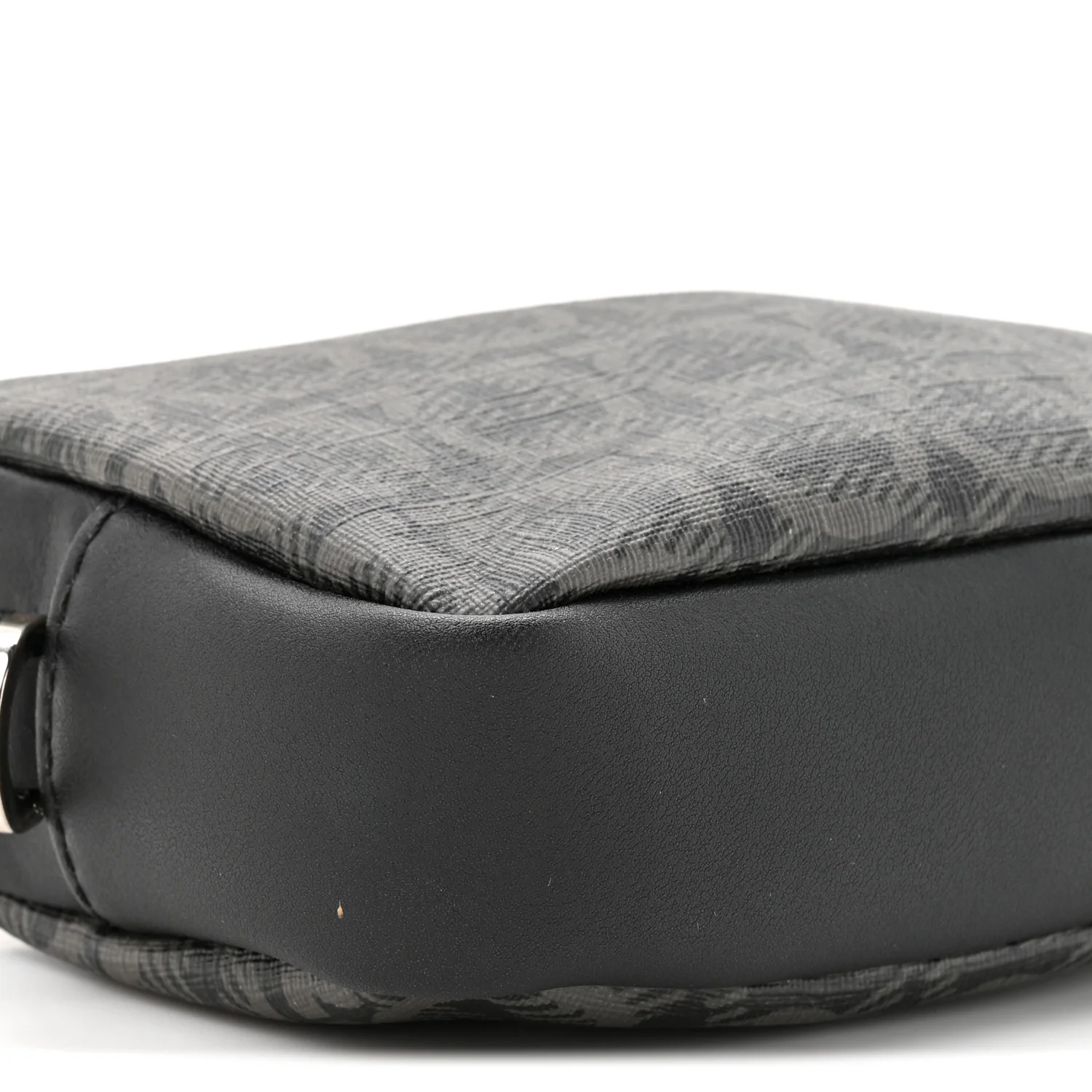 Gancini Monogram Calfskin Multi-Pouch Travel Belt Bag Black Grey - Image 10