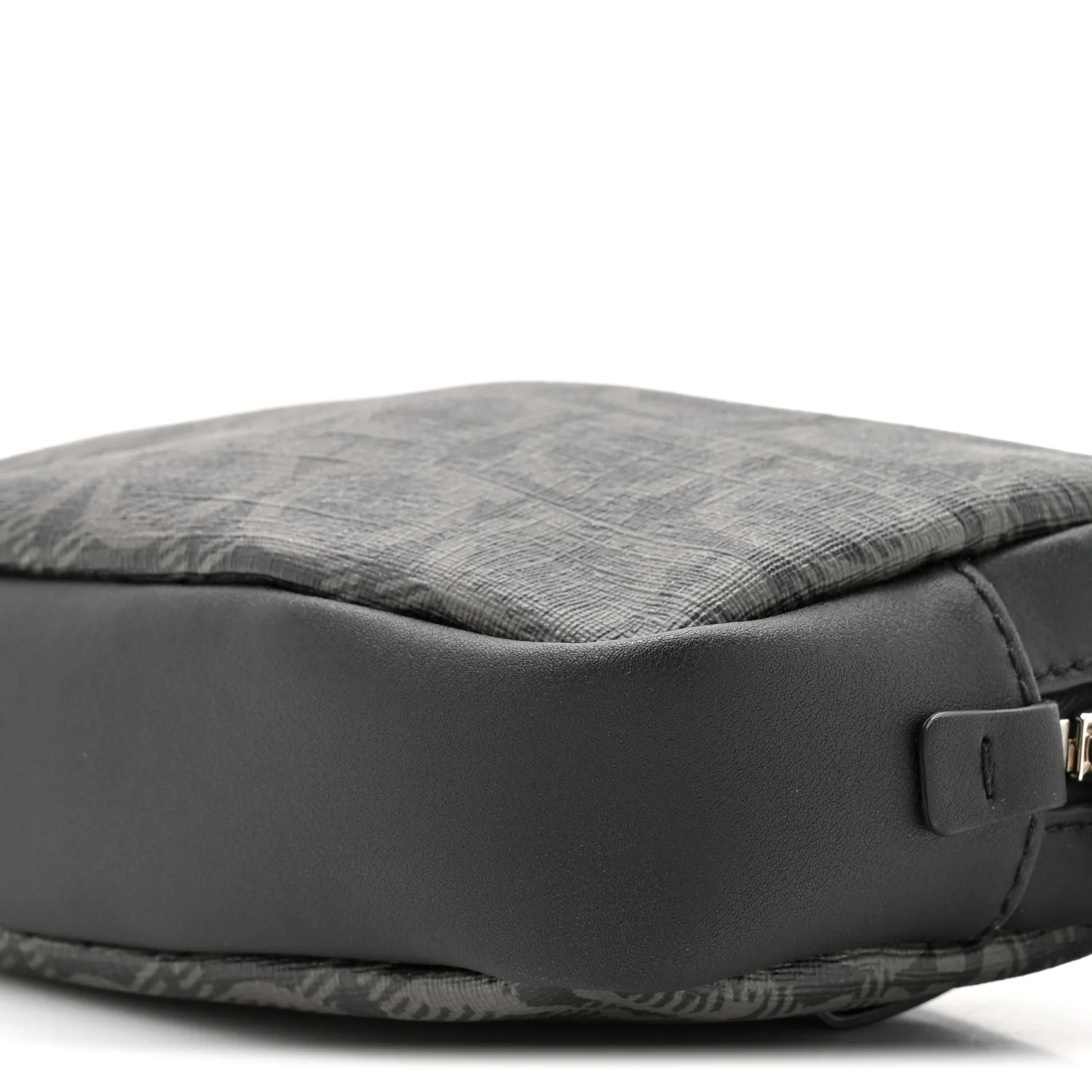 Gancini Monogram Calfskin Multi-Pouch Travel Belt Bag Black Grey - Image 9