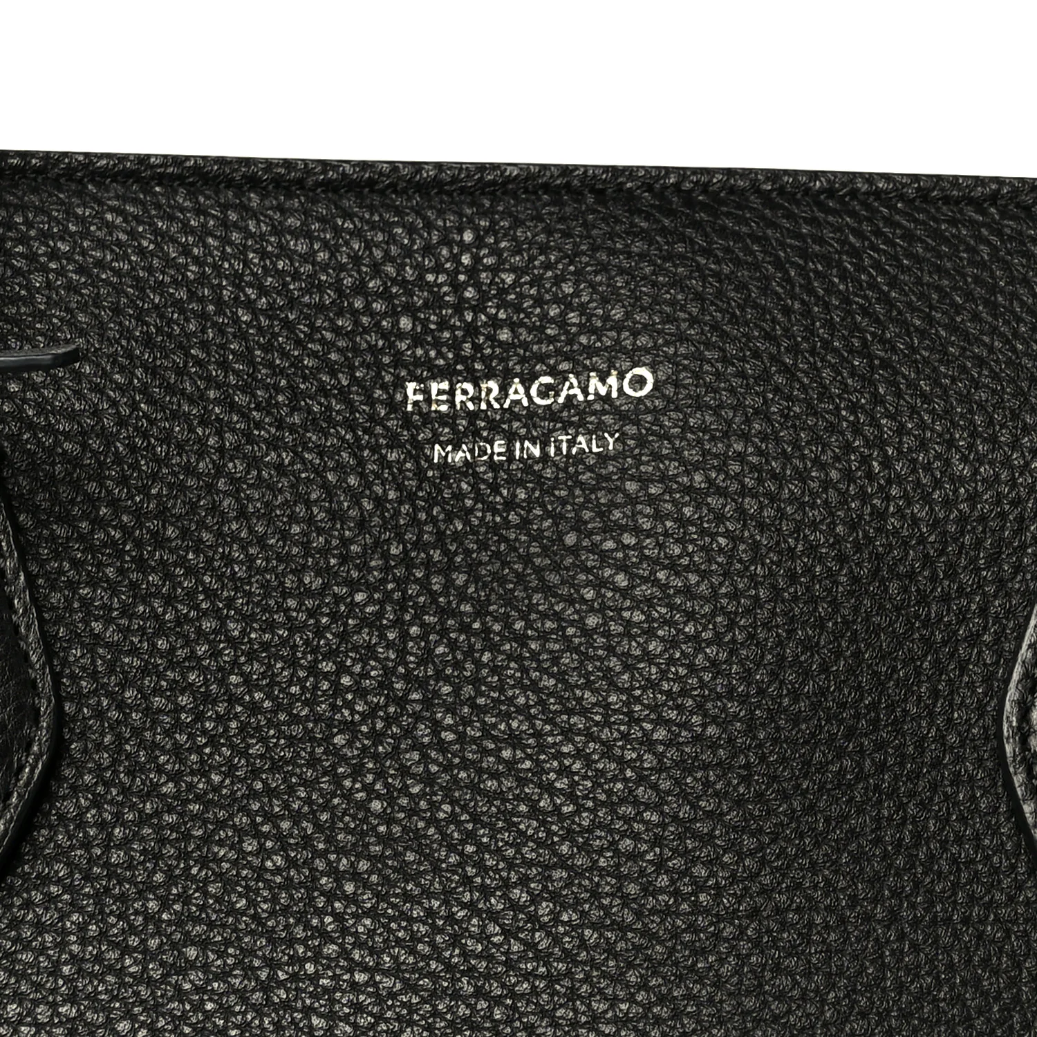 Grained Calfskin Medium Star Tote Black - Image 8
