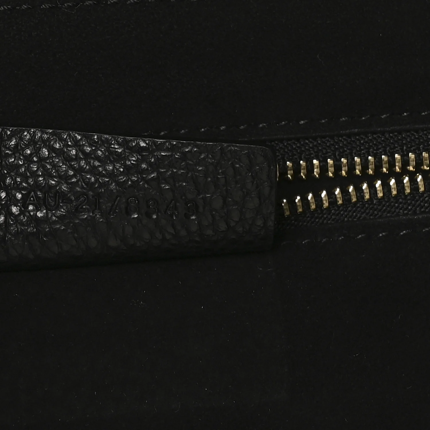 Hammered Calfskin Firenze East West Tote Bag Black - Image 7