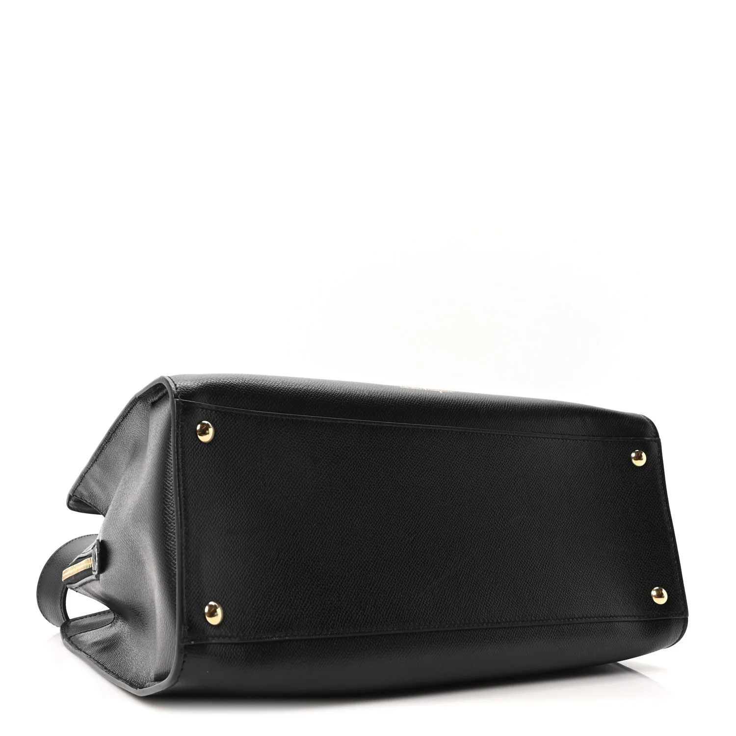 Hammered Calfskin Today Satchel Black - Image 4