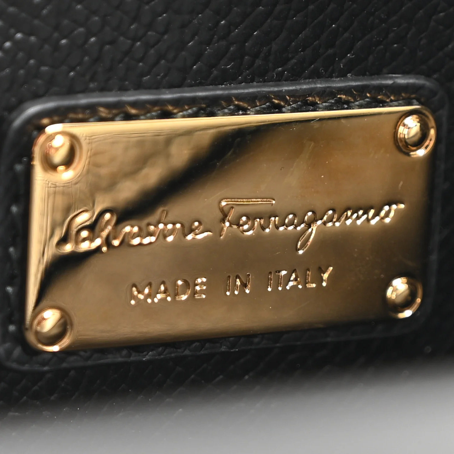 Hammered Calfskin Today Satchel Black - Image 6