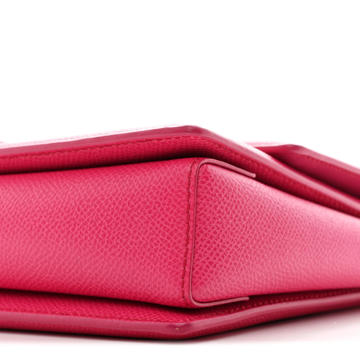Printed Calfskin Ginny Shoulder Bag Begonia - Image 10