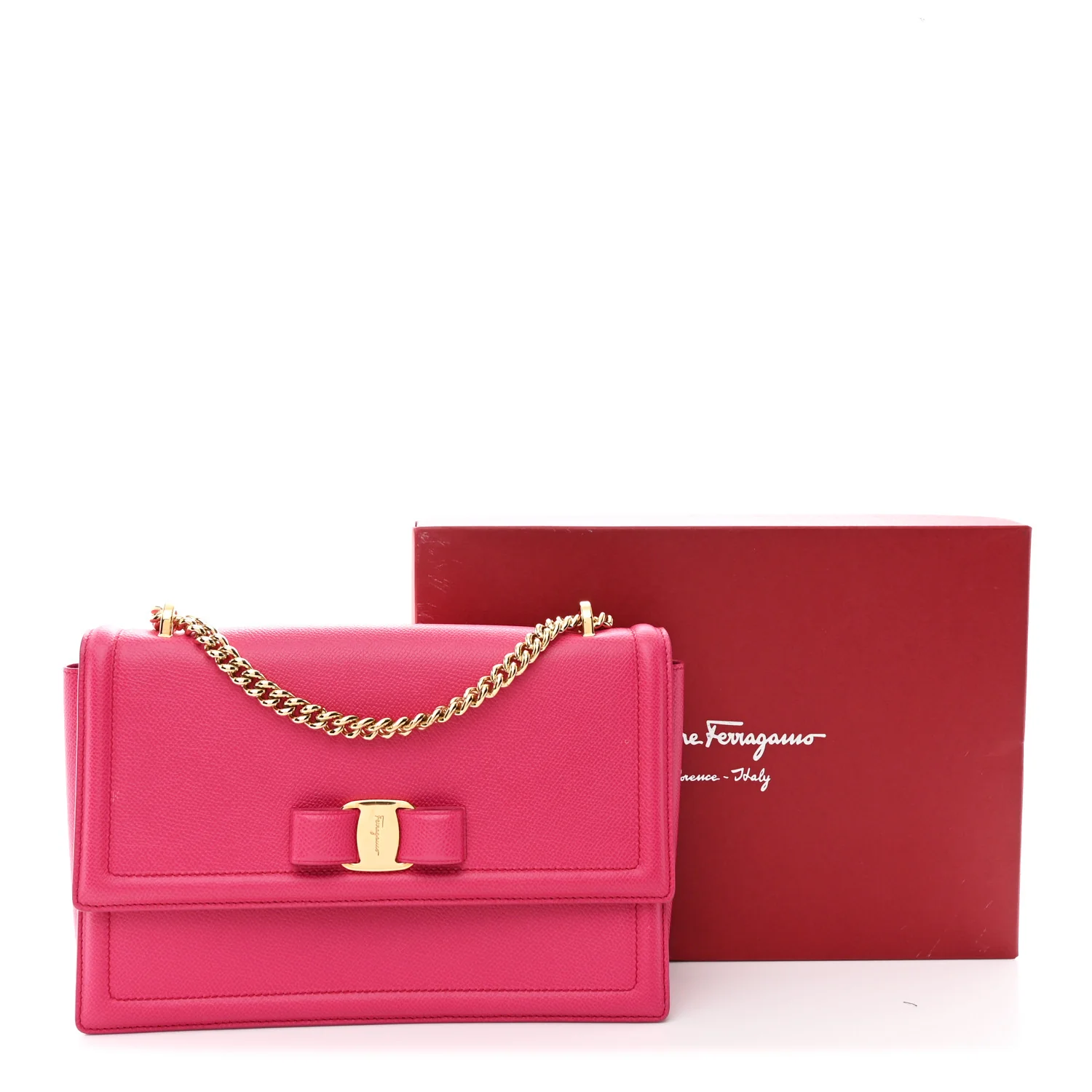 Printed Calfskin Ginny Shoulder Bag Begonia - Image 11
