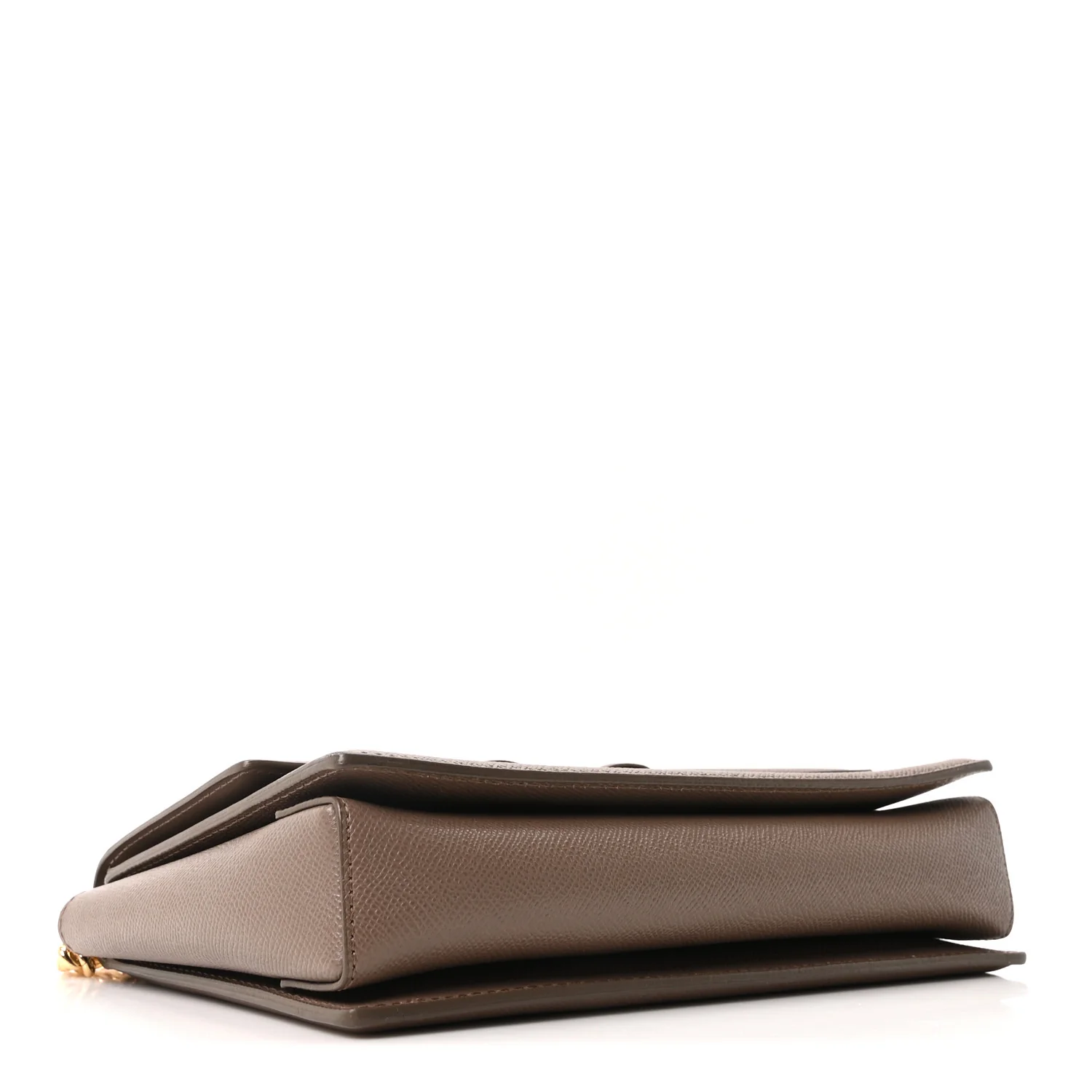 Printed Calfskin Ginny Shoulder Bag Grey - Image 4