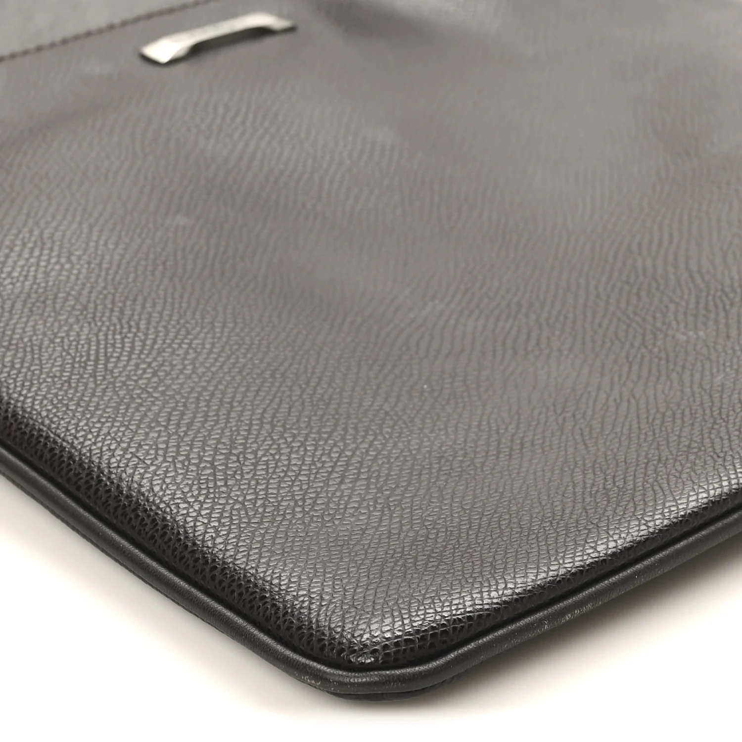 Stamped Calfskin Crossbody Bag Brown - Image 8