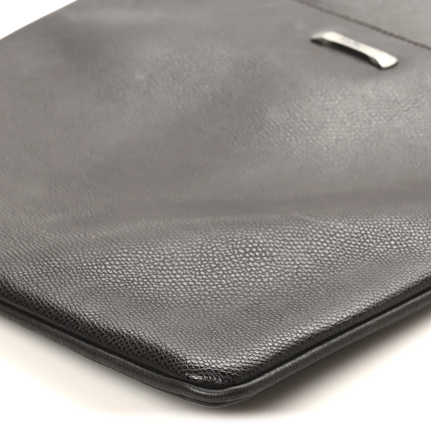 Stamped Calfskin Crossbody Bag Brown - Image 9