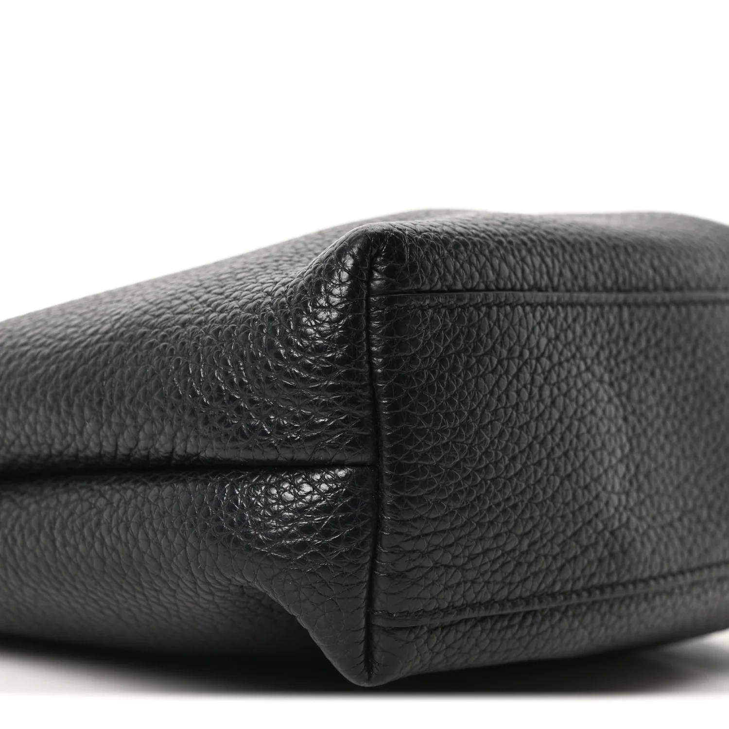 Tumbled Calfskin Gancini Mini Bag Black - Image 8