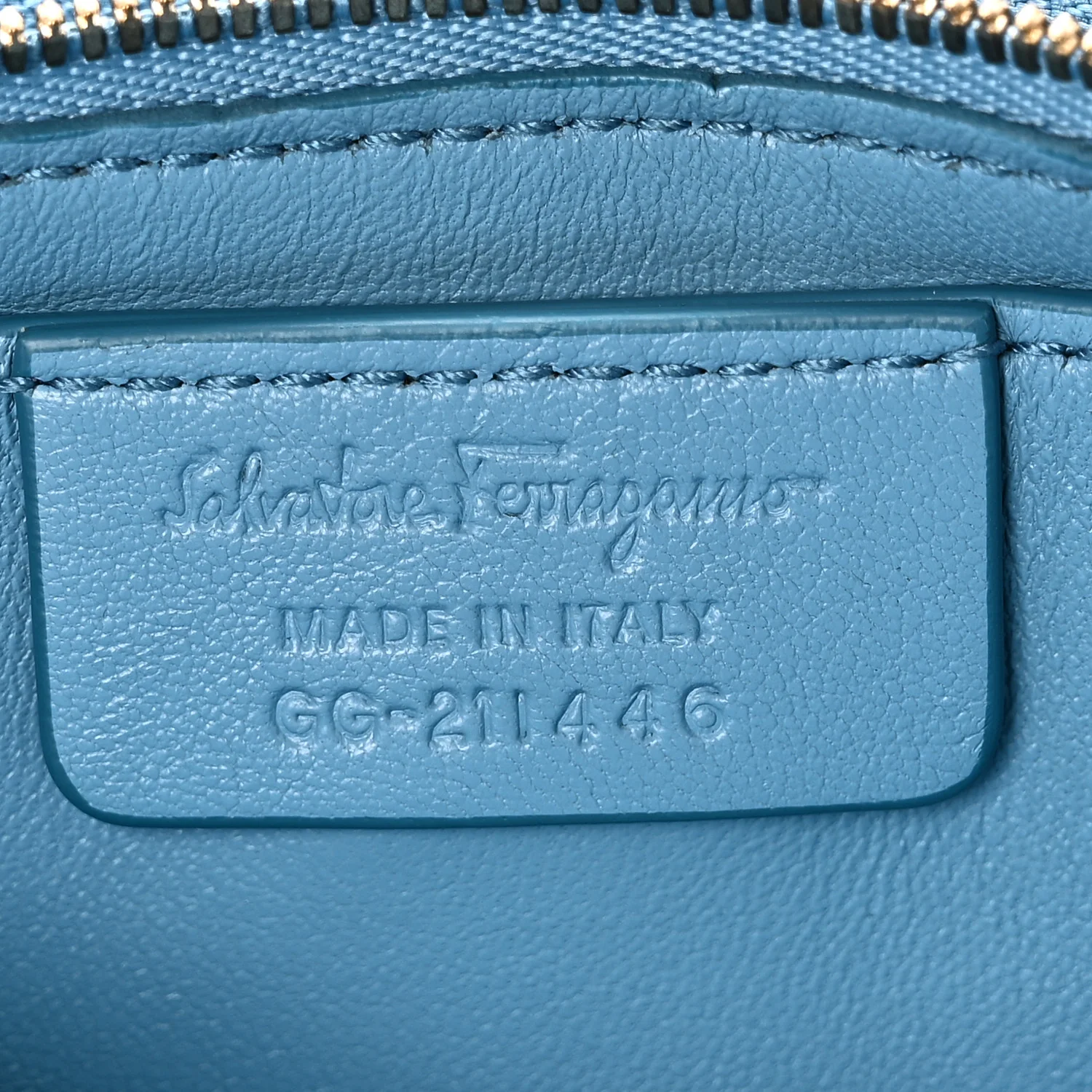 Woven Calfskin Viva Bow Shoulder Bag Blue - Image 8
