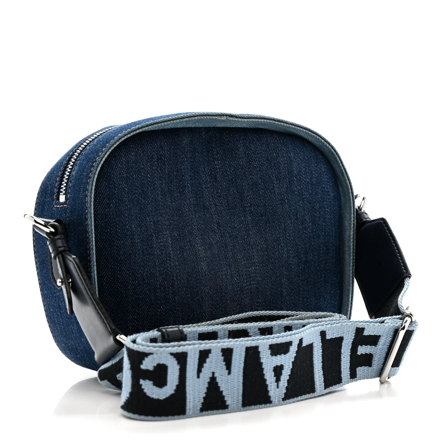Eco Alter Denim Logo Small Camera Bag Orion Blue - Image 3