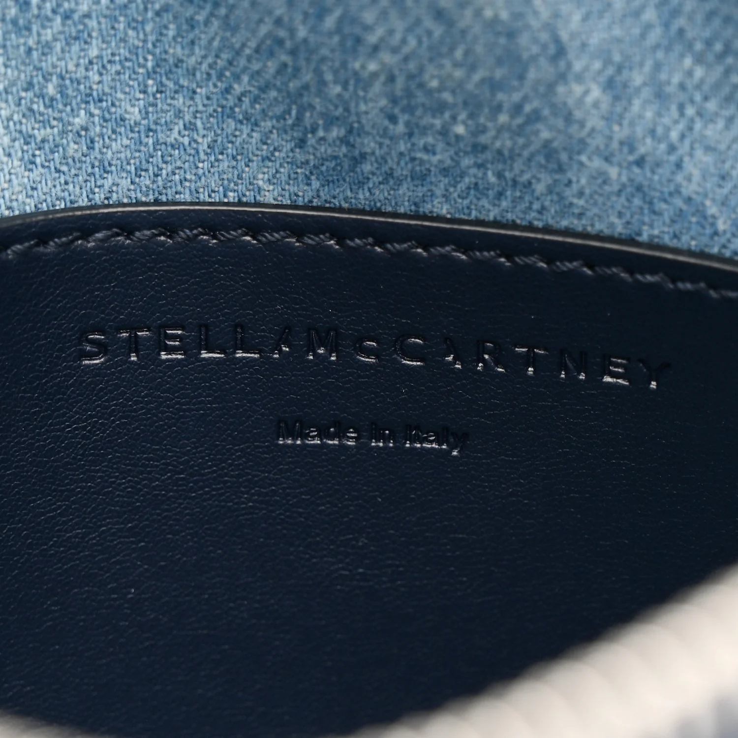 Eco Alter Denim Logo Small Camera Bag Orion Blue - Image 6