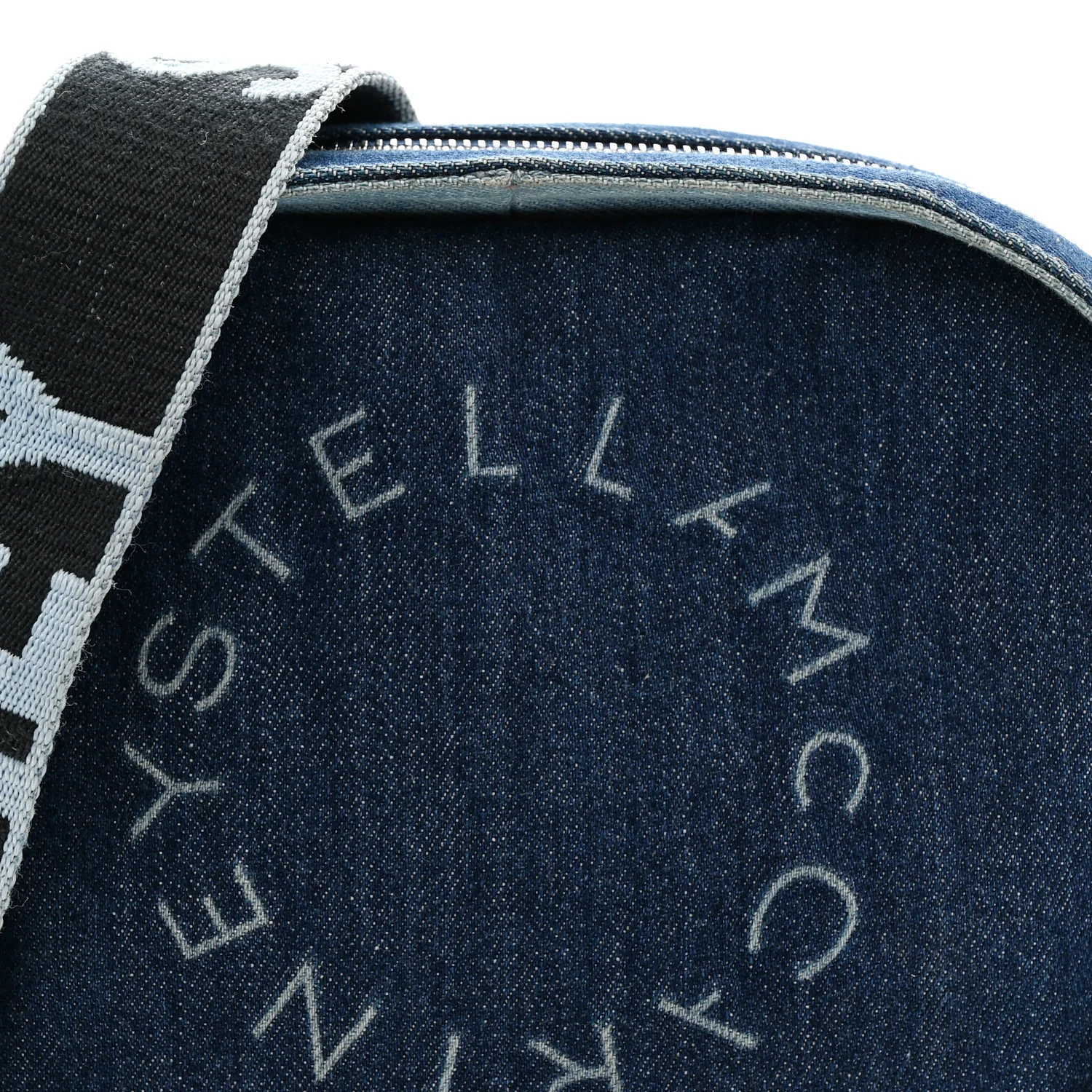 Eco Alter Denim Logo Small Camera Bag Orion Blue - Image 7
