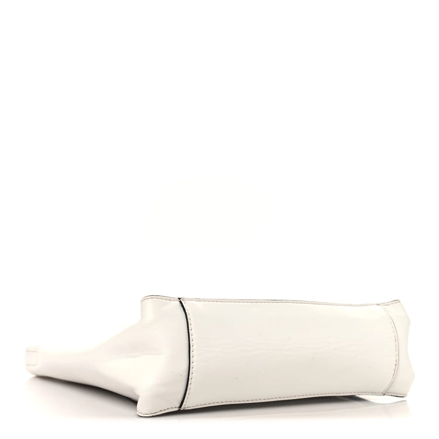 Eco Alter Nappa Logo Mini Crossbody White - Image 4