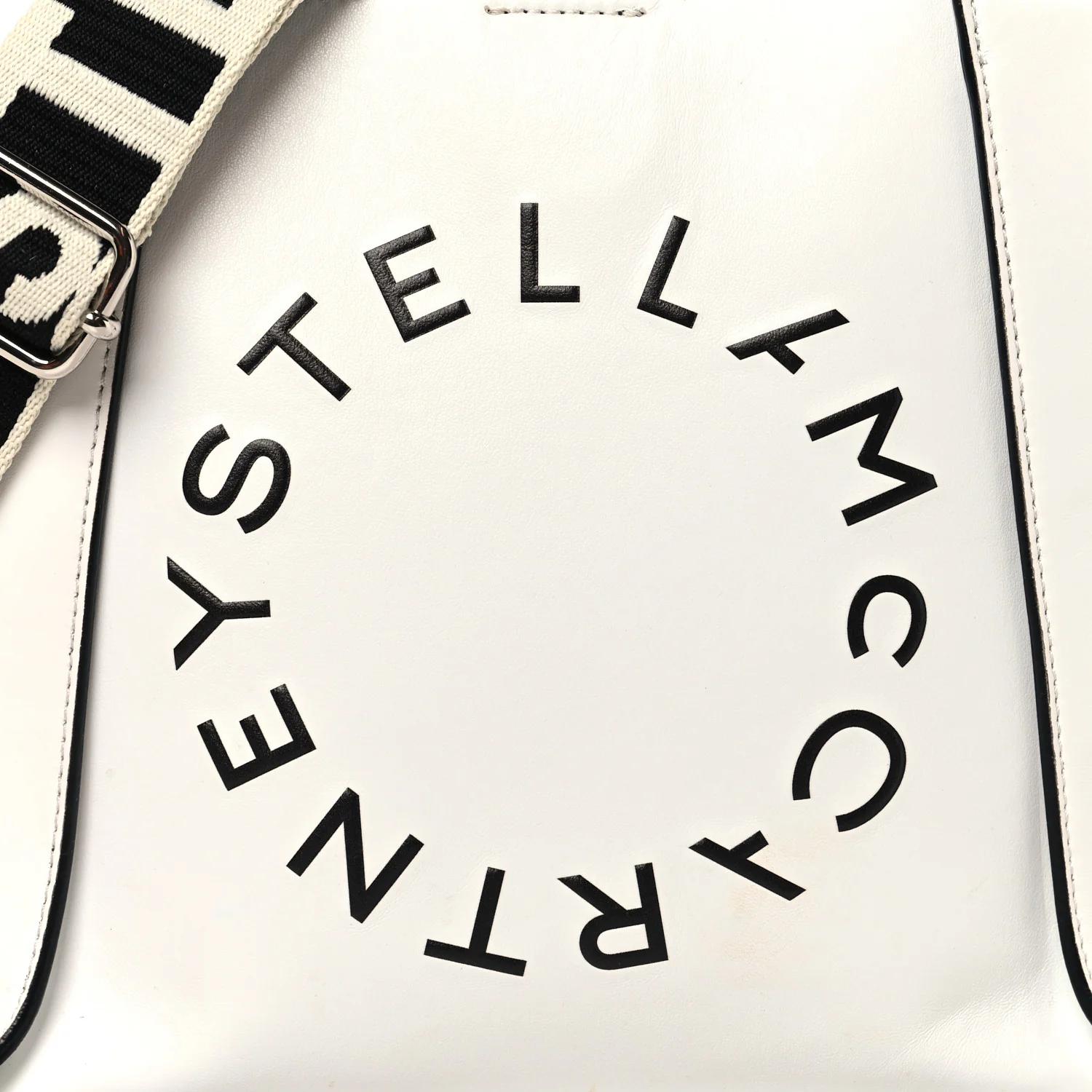 Eco Alter Nappa Logo Mini Crossbody White - Image 7