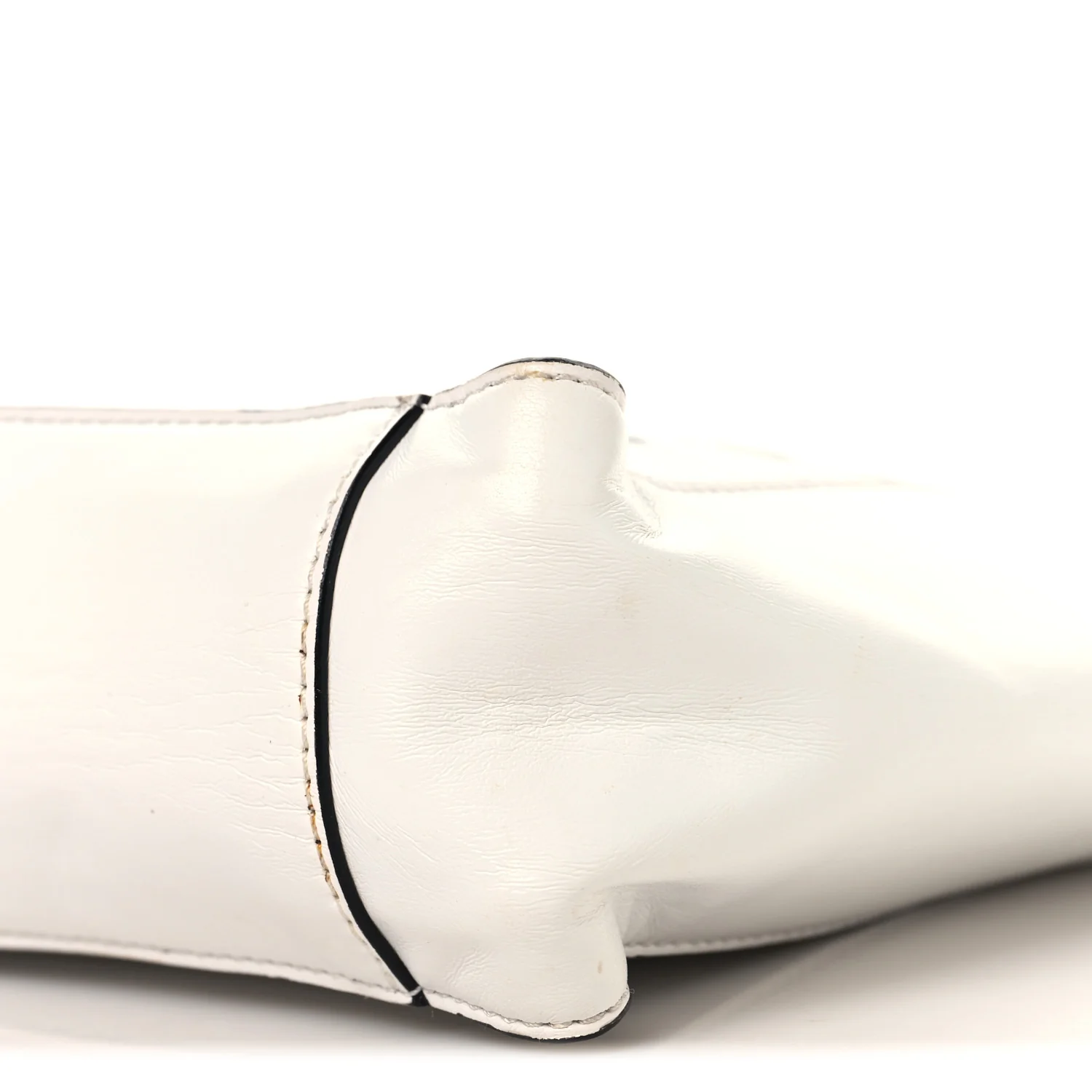 Eco Alter Nappa Logo Mini Crossbody White - Image 9