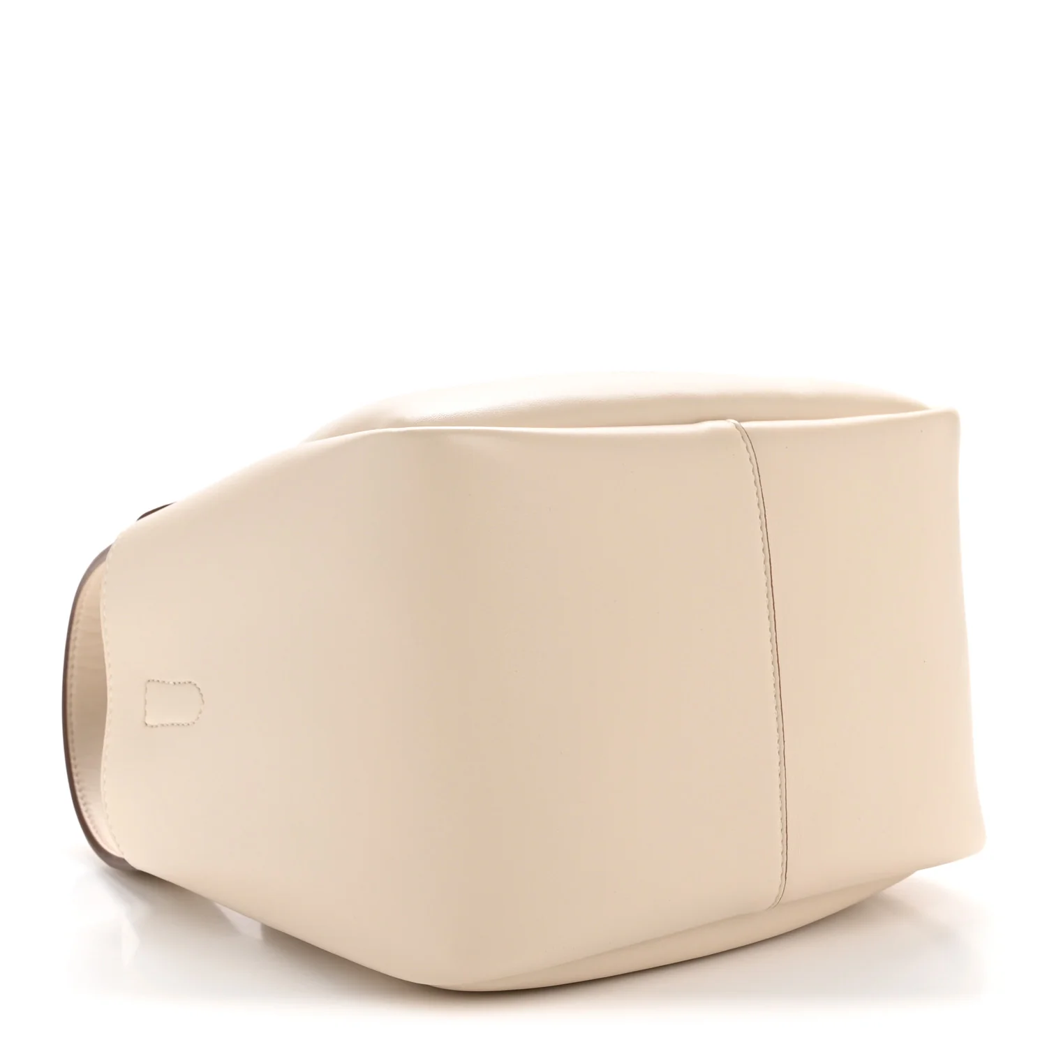 Eco Alter Nappa Perforated Logo Double Top Handle Crossbody Bag White - Image 4
