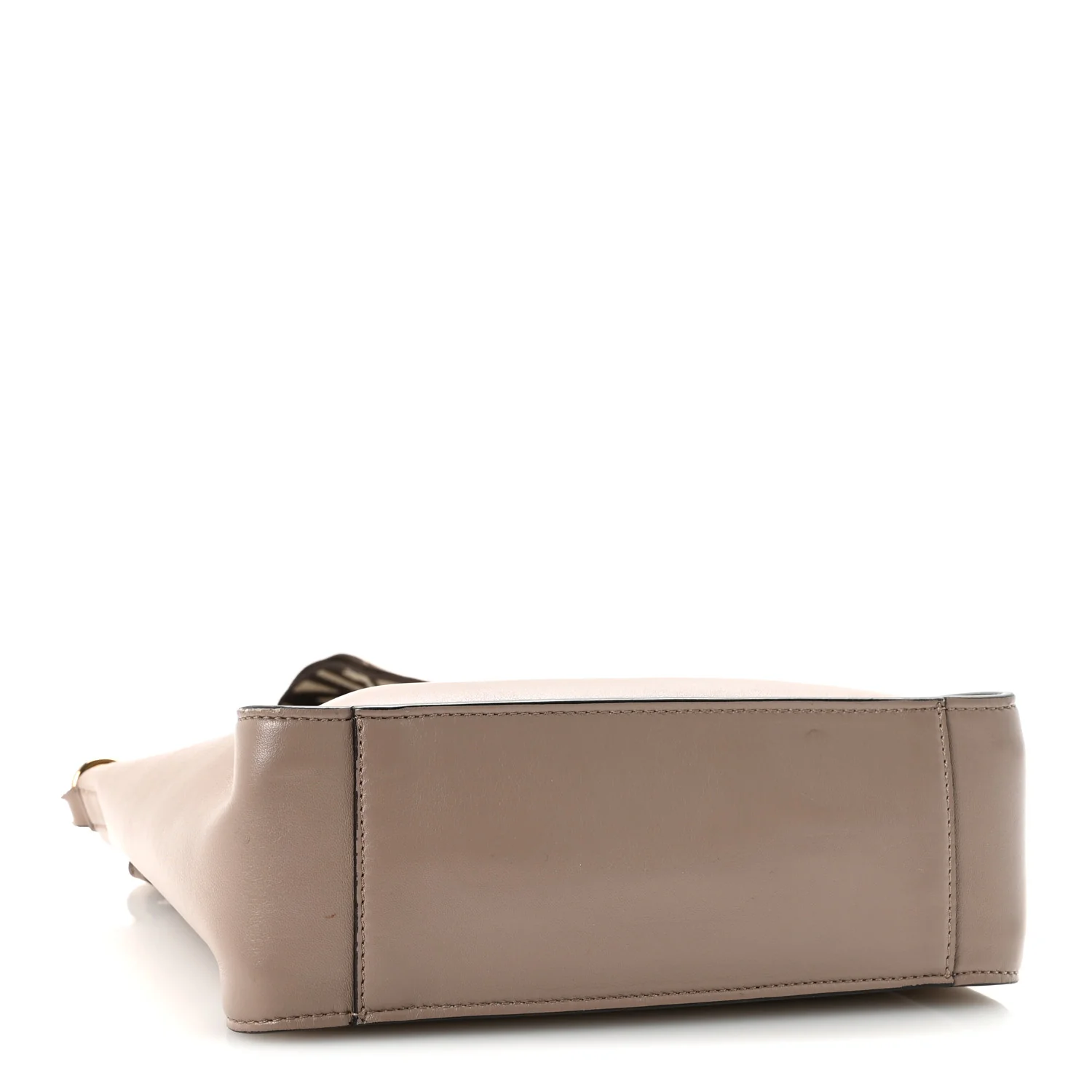 Eco Alter Nappa Perforated Logo Mini Crossbody Dark Taupe - Image 4