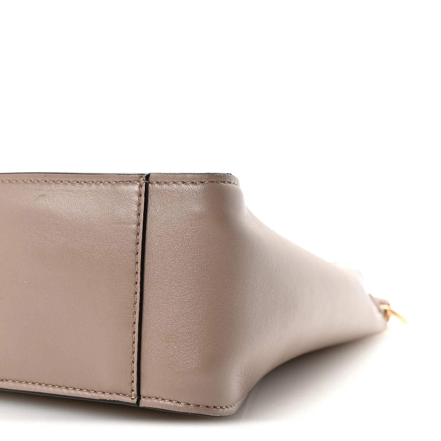Eco Alter Nappa Perforated Logo Mini Crossbody Dark Taupe - Image 9