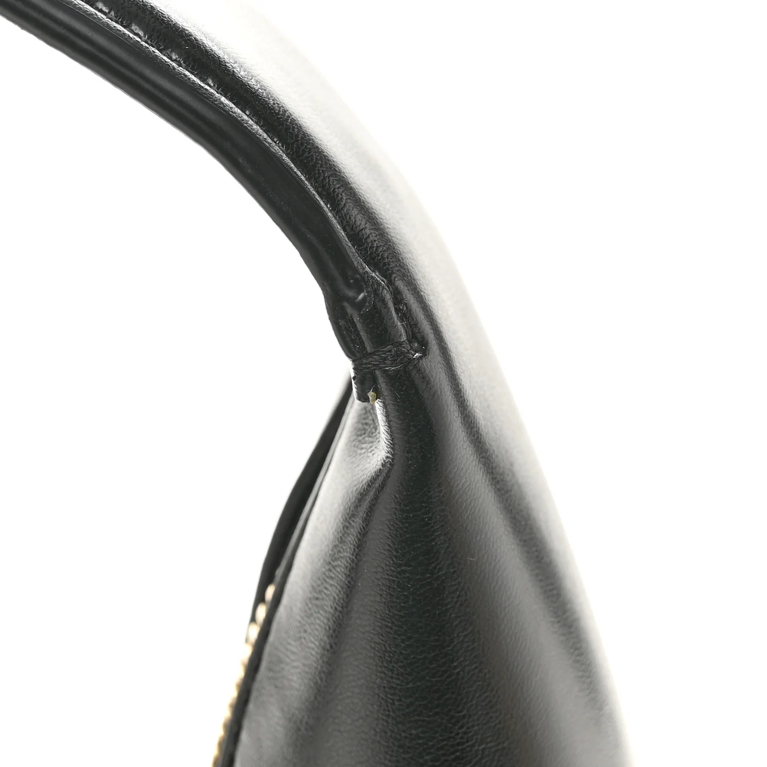 Eco Alter Nappa Perforated Logo Small Hobo Black - Image 11