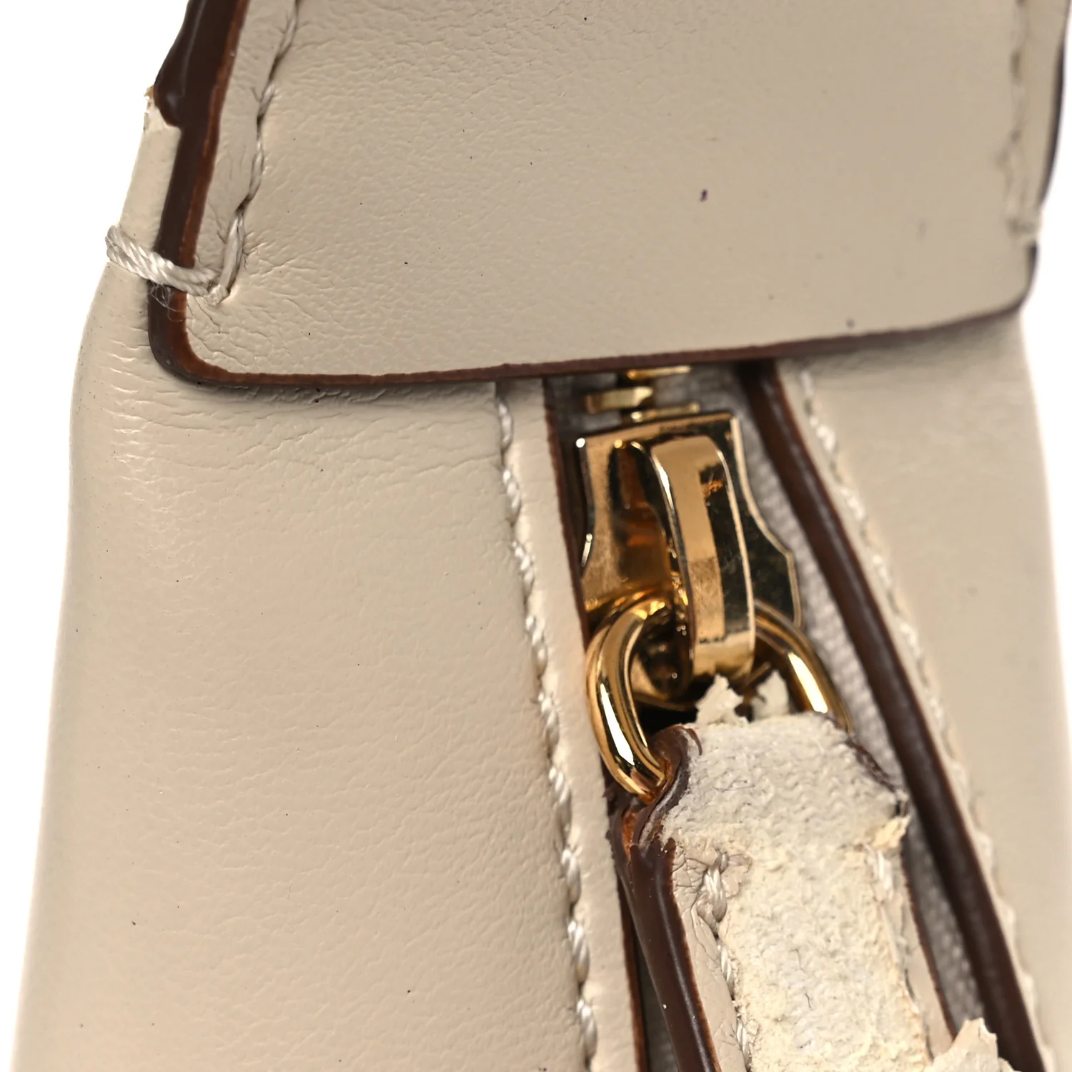 Eco Alter Nappa Perforated Logo Small Hobo White - Image 11