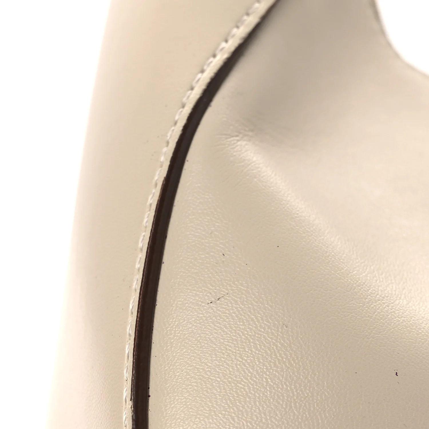 Eco Alter Nappa Perforated Logo Small Hobo White - Image 12