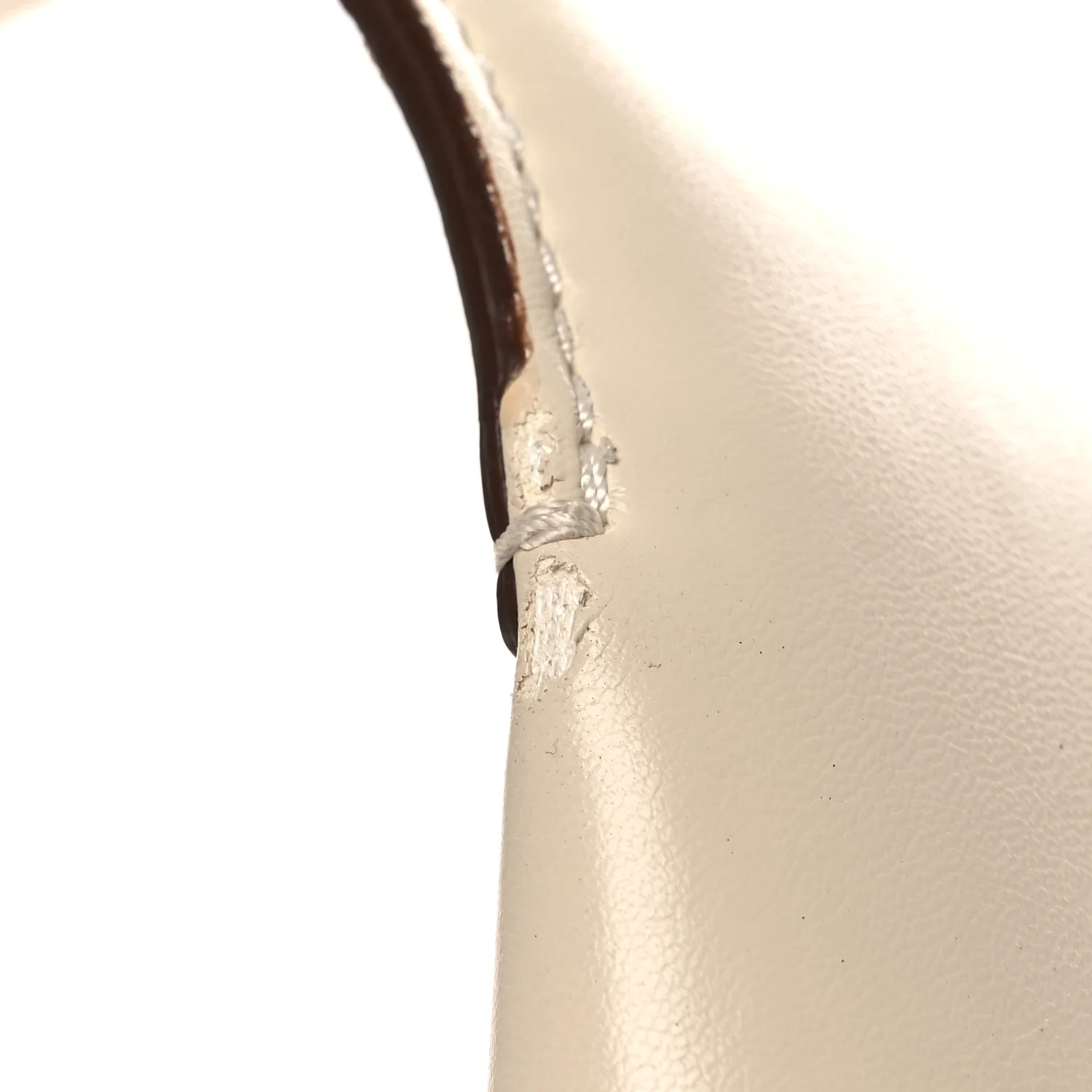 Eco Alter Nappa Perforated Logo Small Hobo White - Image 13