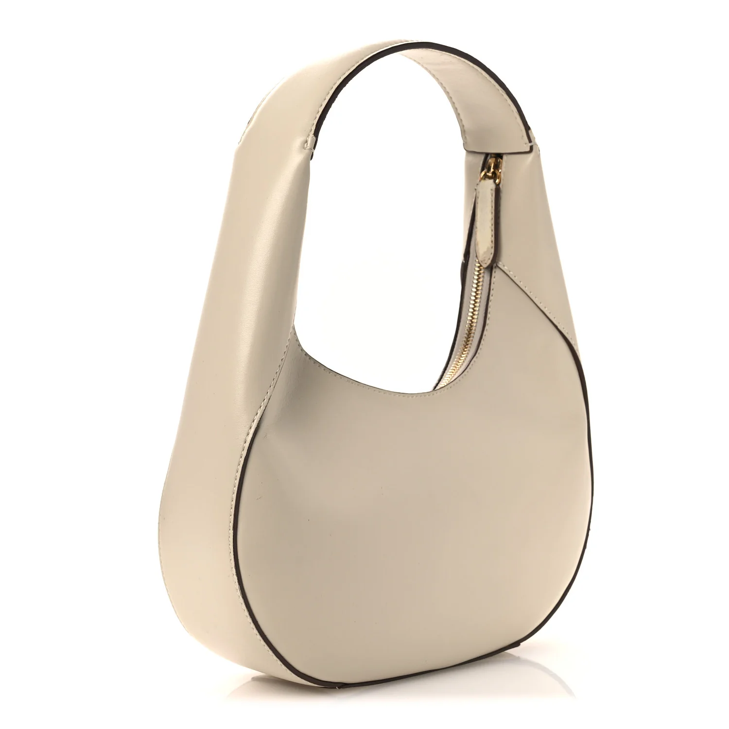 Eco Alter Nappa Perforated Logo Small Hobo White - Image 3