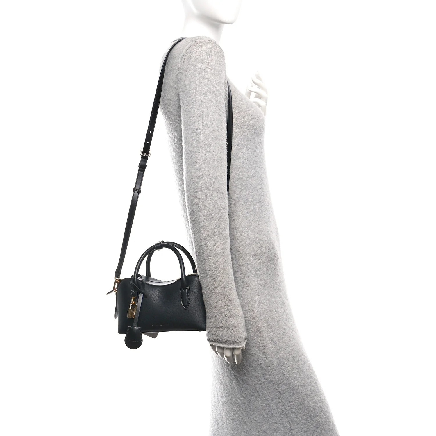 Eco Grainy Alter Mat Ryder Crossbody Bag Black - Image 2
