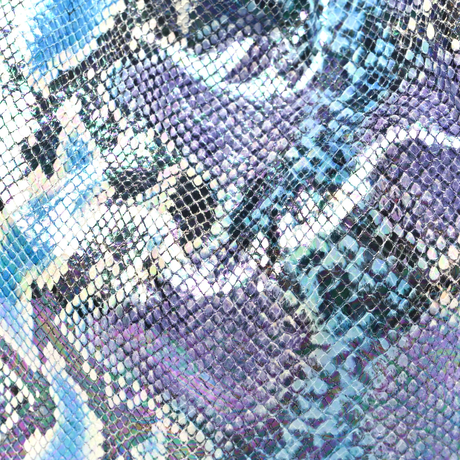 Eco Python Oleographic Small Falabella Tote Navy - Image 8