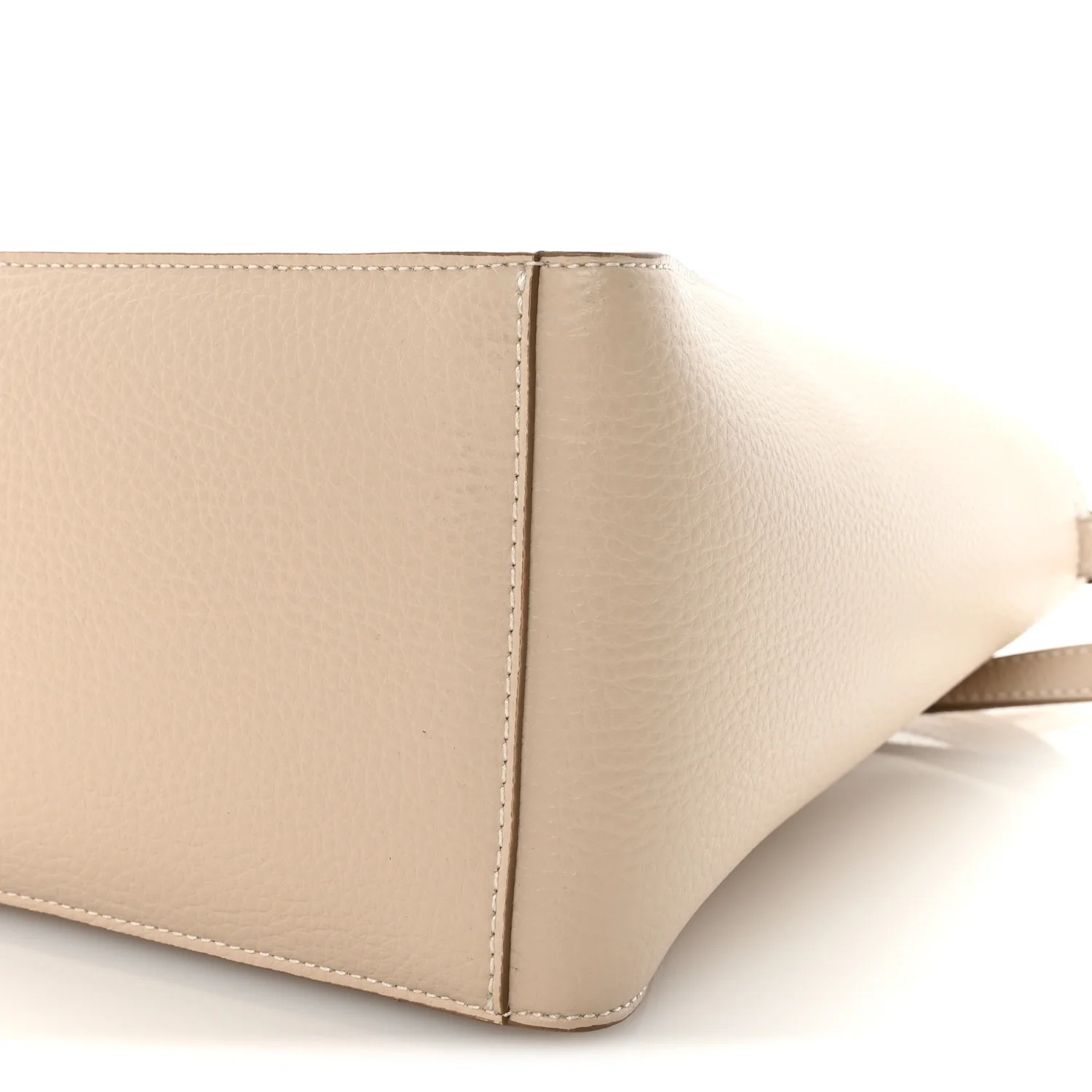 Grainy Alter Mat Studded East West Tote Cream - Image 10