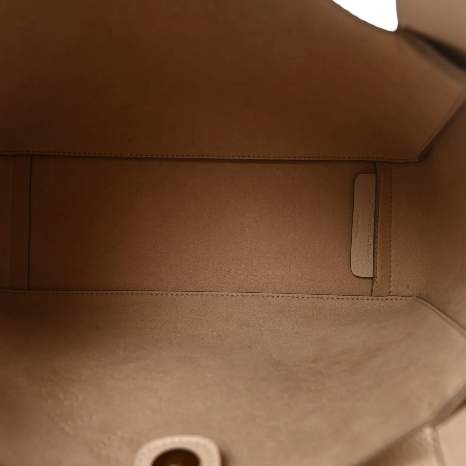 Grainy Alter Mat Studded East West Tote Cream - Image 6