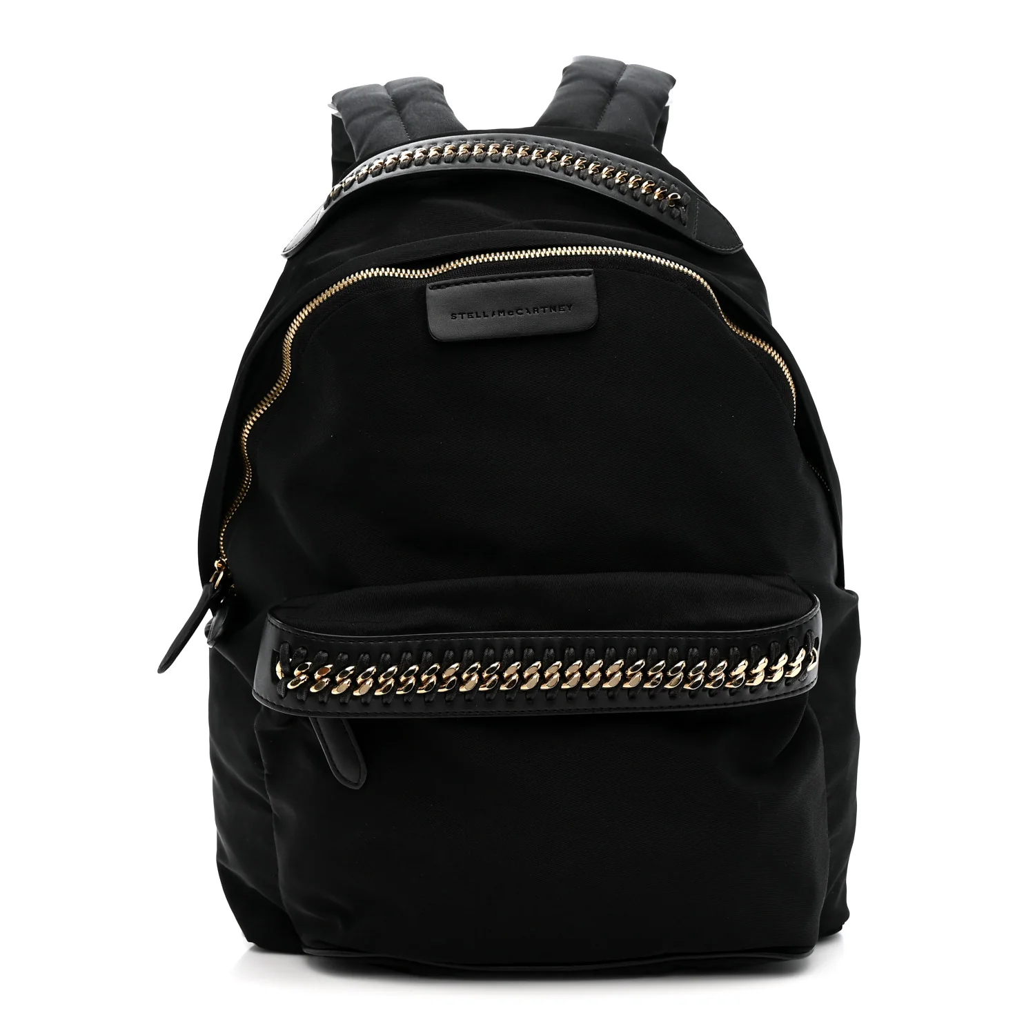 Nylon Eco Alter Nappa Mini Falabella GO Backpack Black